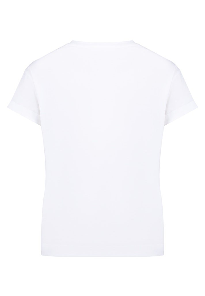 Betty & Co Damen T-Shirts Patch White/Sil