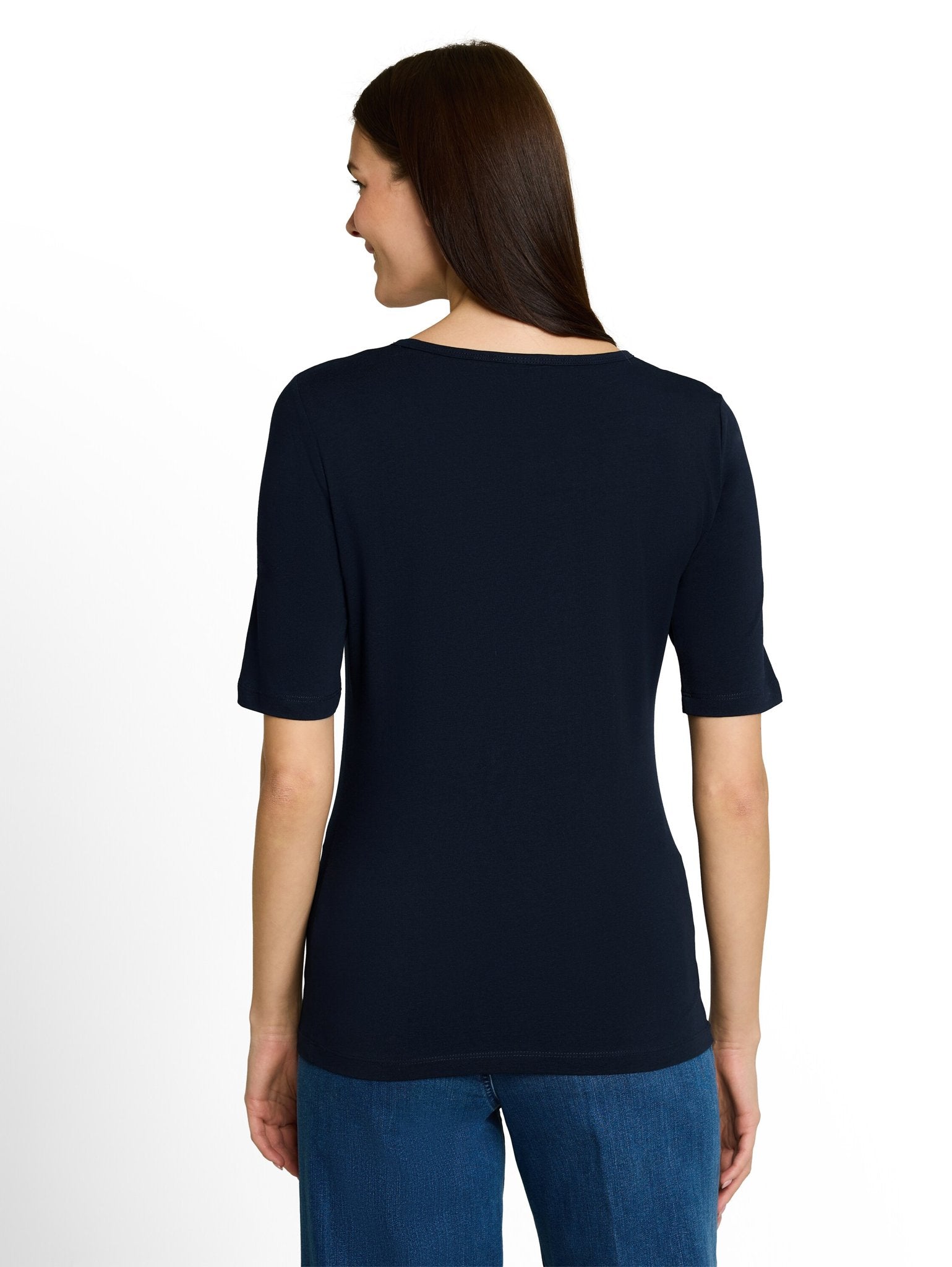 Tom Tailor Damen T-Shirts Sky Captain Blu