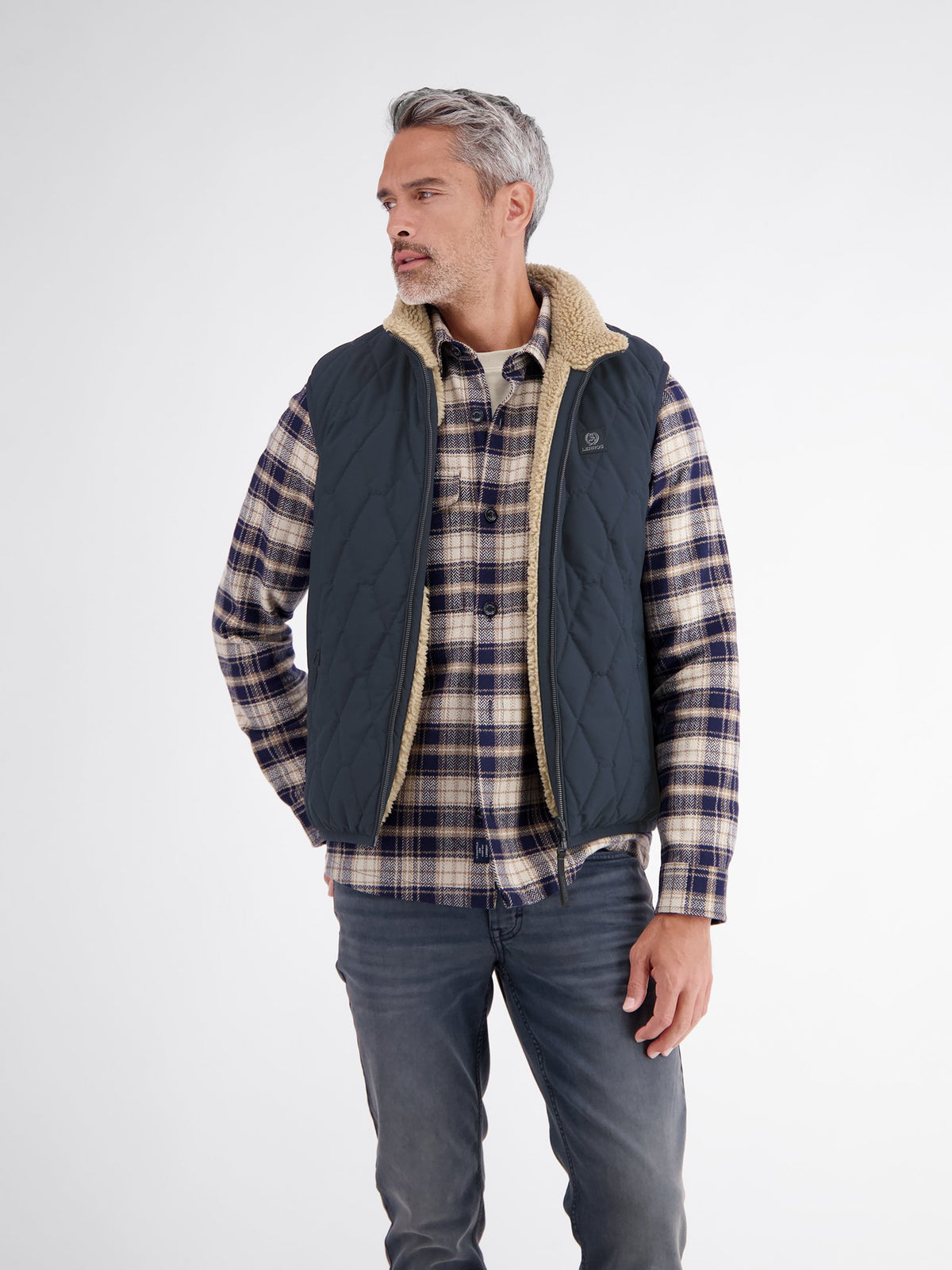 Lerros Herren Westen Blue Night