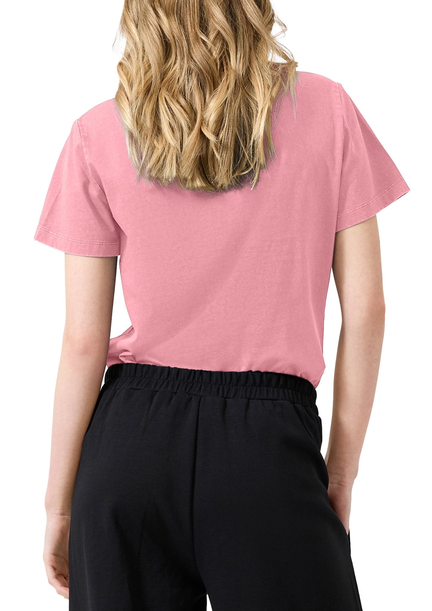 QS by S.Oliver Damen T-Shirts  Lilac/Pink
