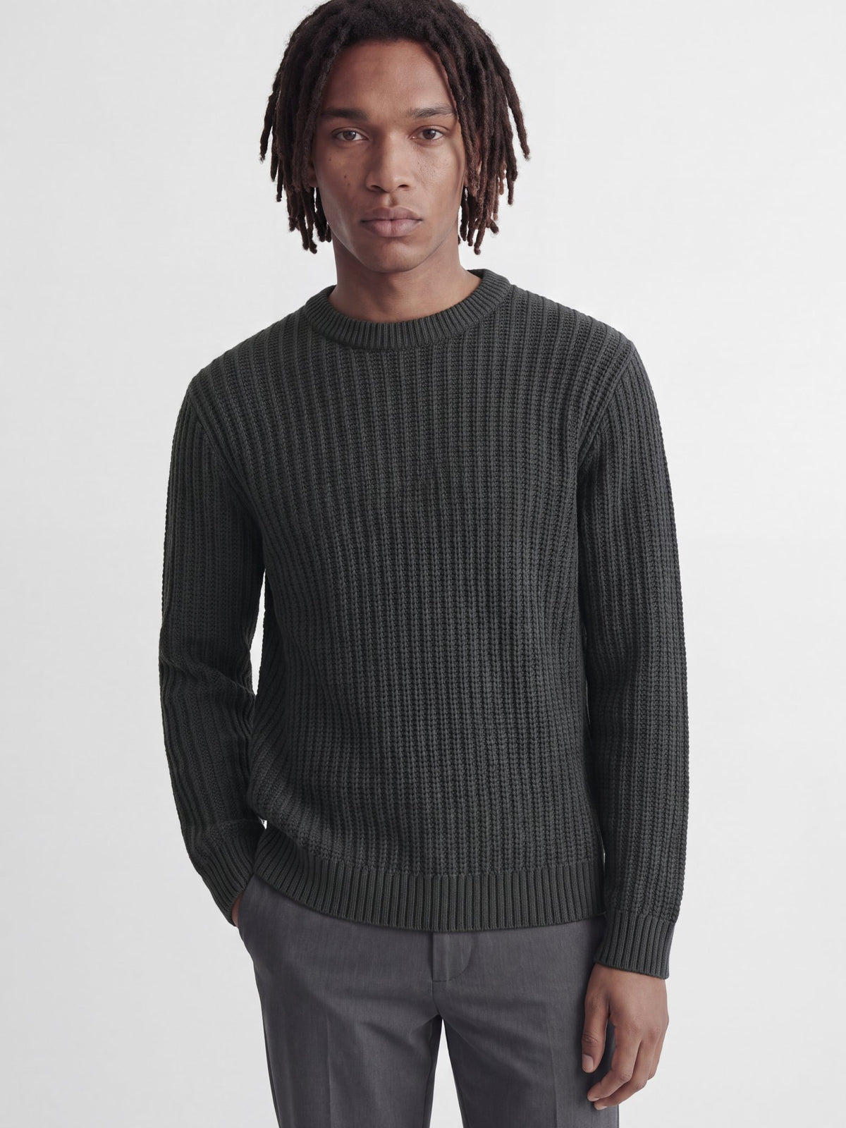 Jack & Jones Herren Pullover Asphalt