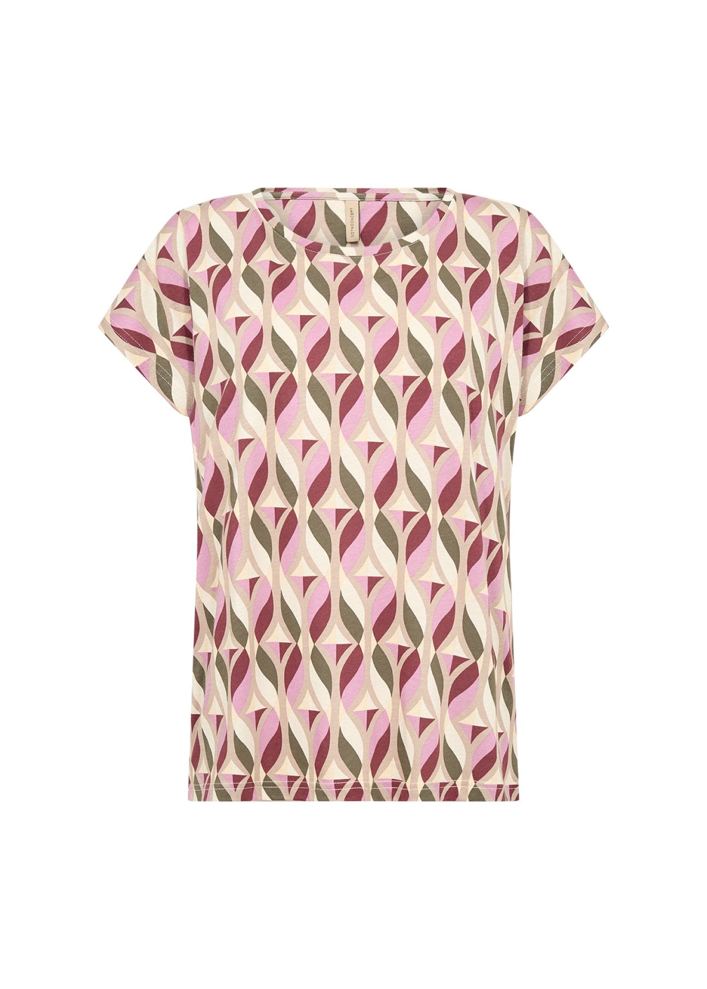Soya Concept Damen T-Shirts Oxblood Red Com