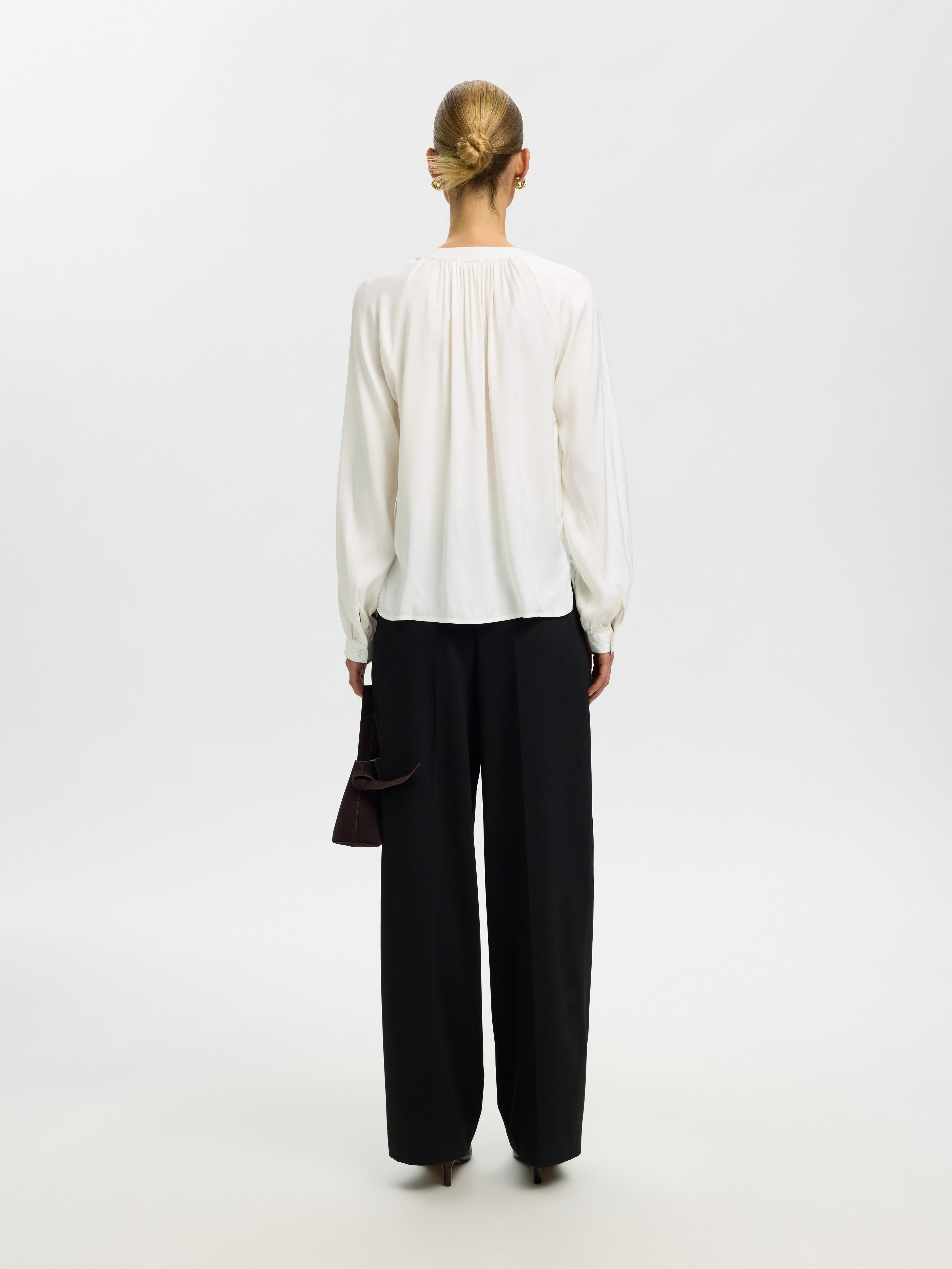 Selected Femme Damen Blusen Egret