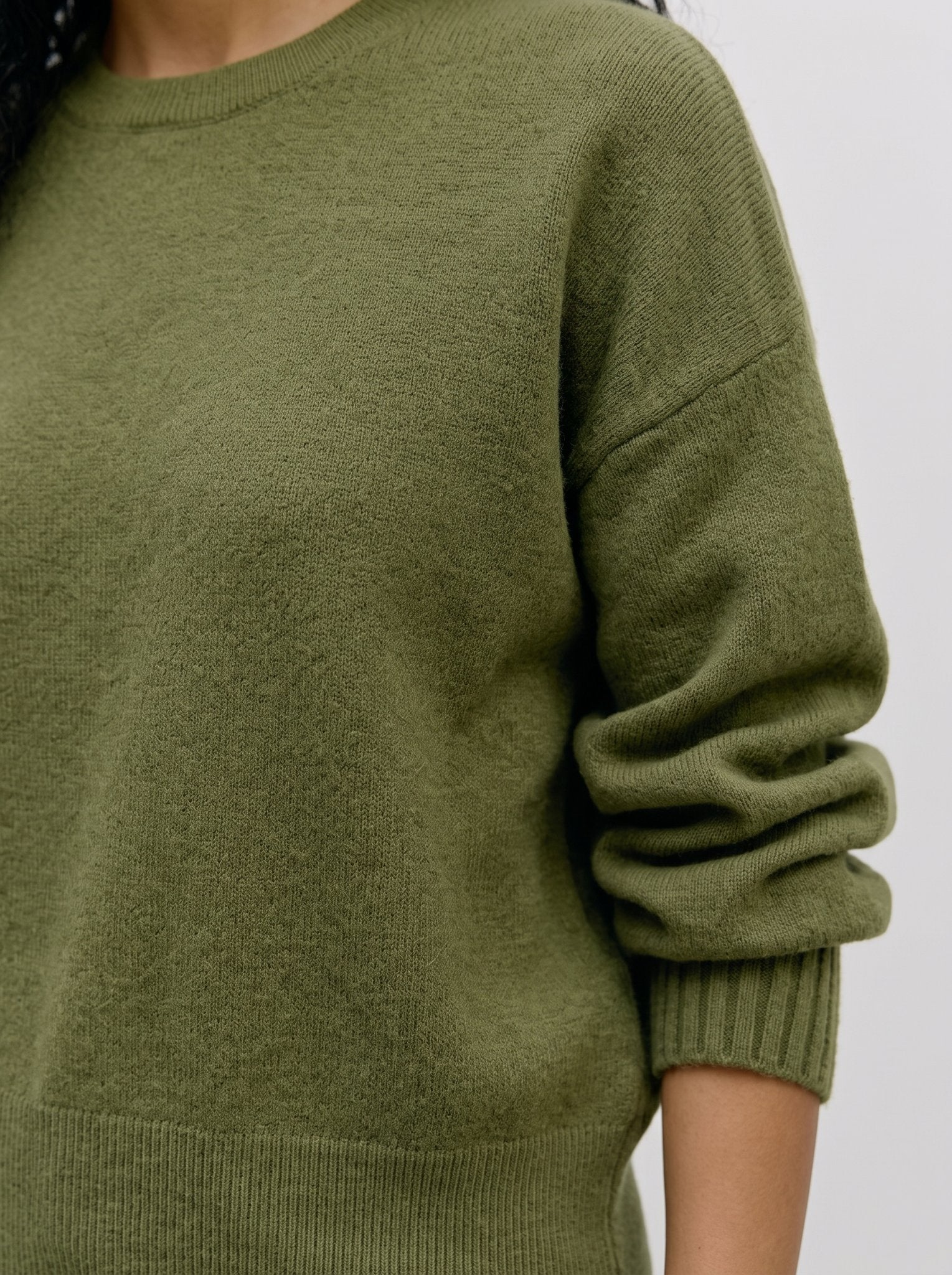 Vero Moda Damen Pullover Sphagnum/Melang