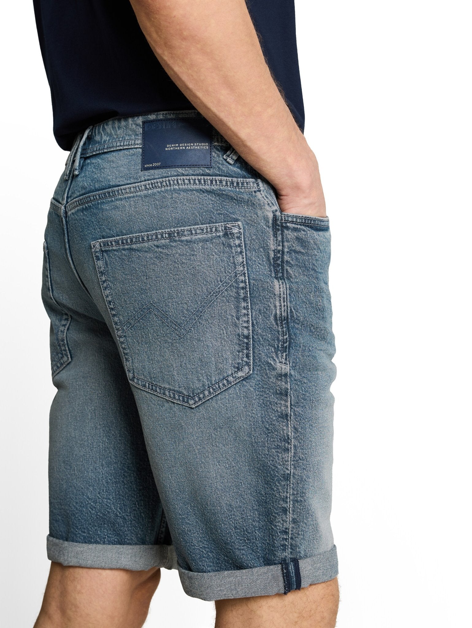 Tom Tailor denim Herren Shorts Used Mid Blue G
