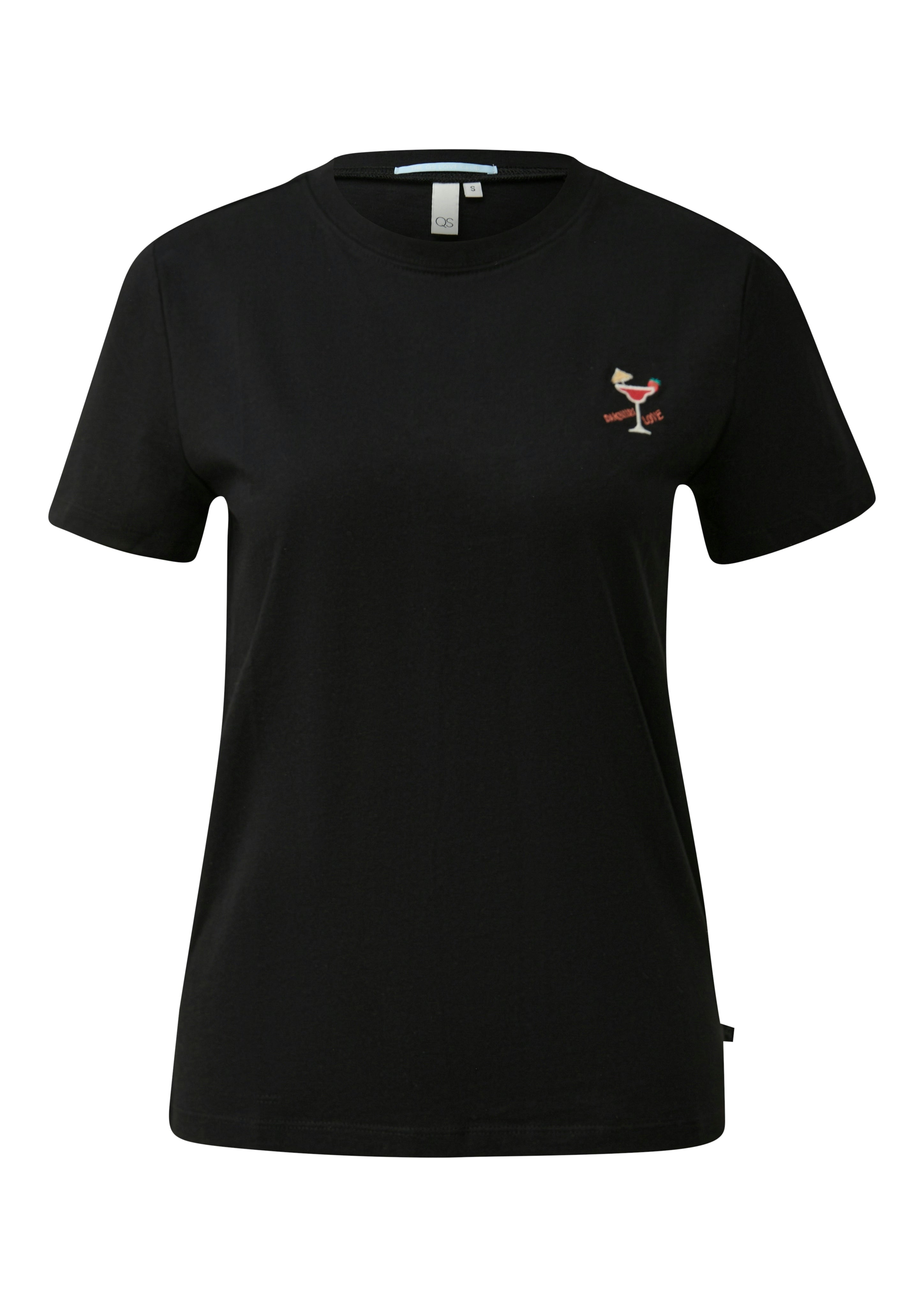 QS by S.Oliver Damen T-Shirts Grey/Black