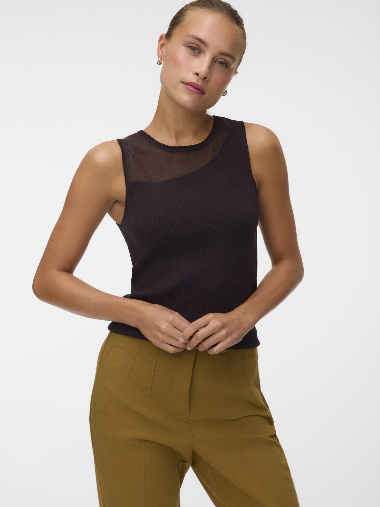 Vero Moda Damen Pullover Chocolate Torte
