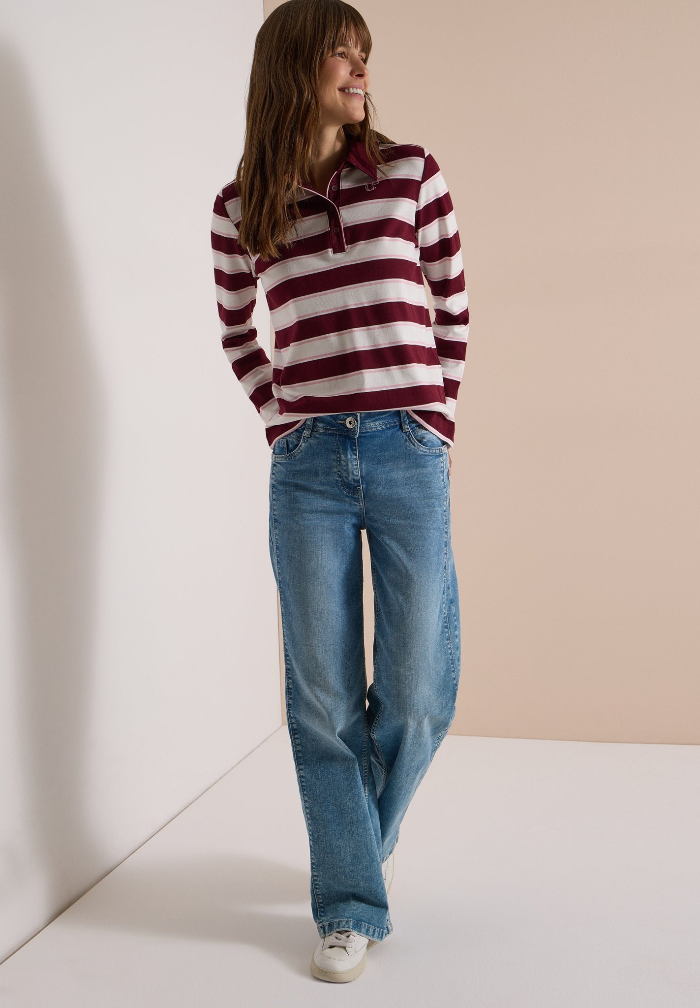 Cecil Damen T-Shirts  Red Wine