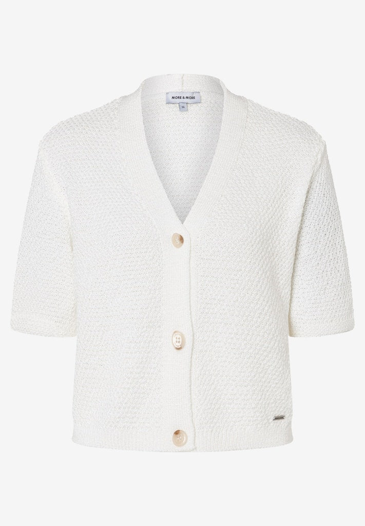 More & More Damen Strickjacken Off White