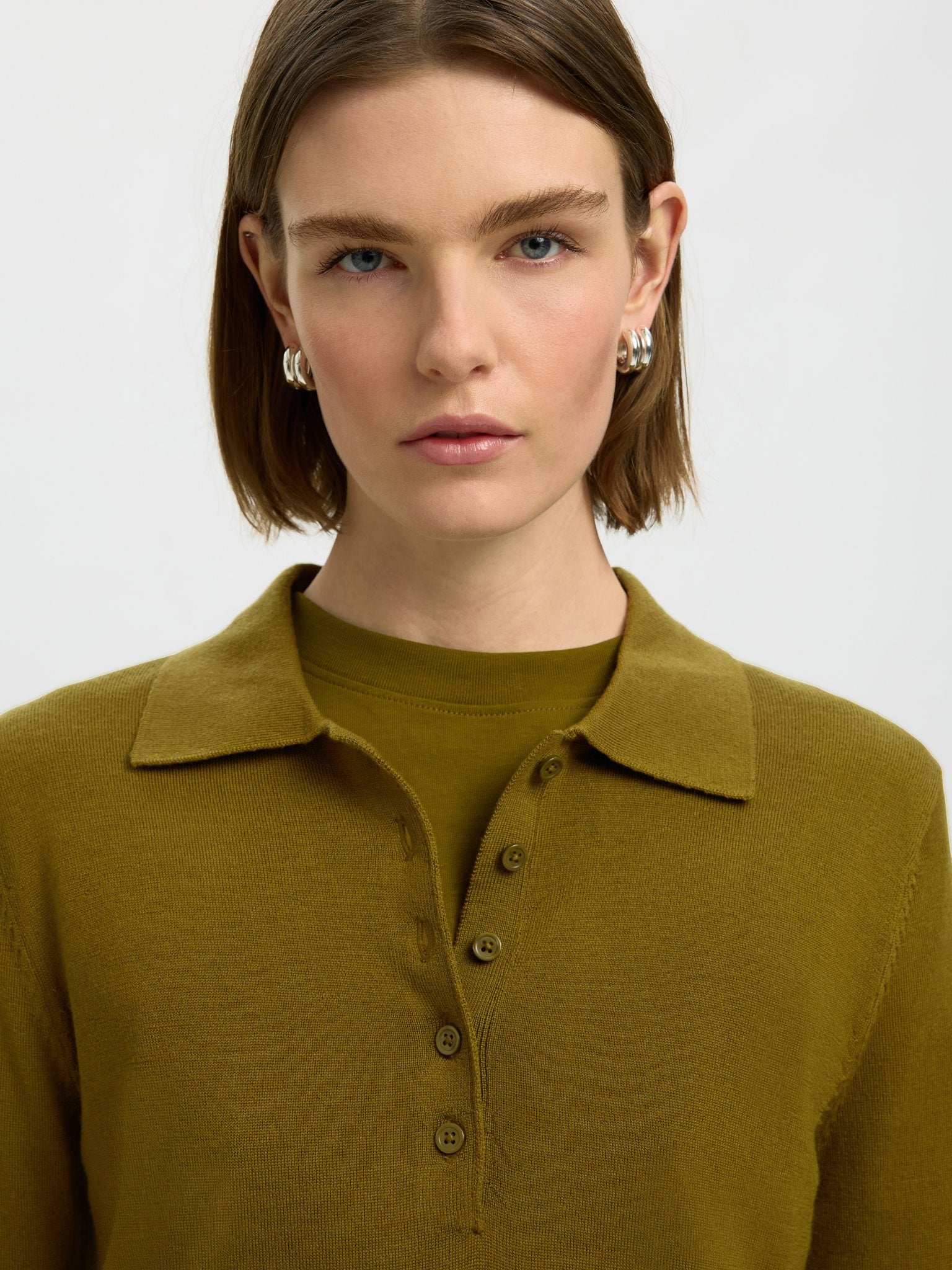 Selected Femme Damen Pullover Fir Green