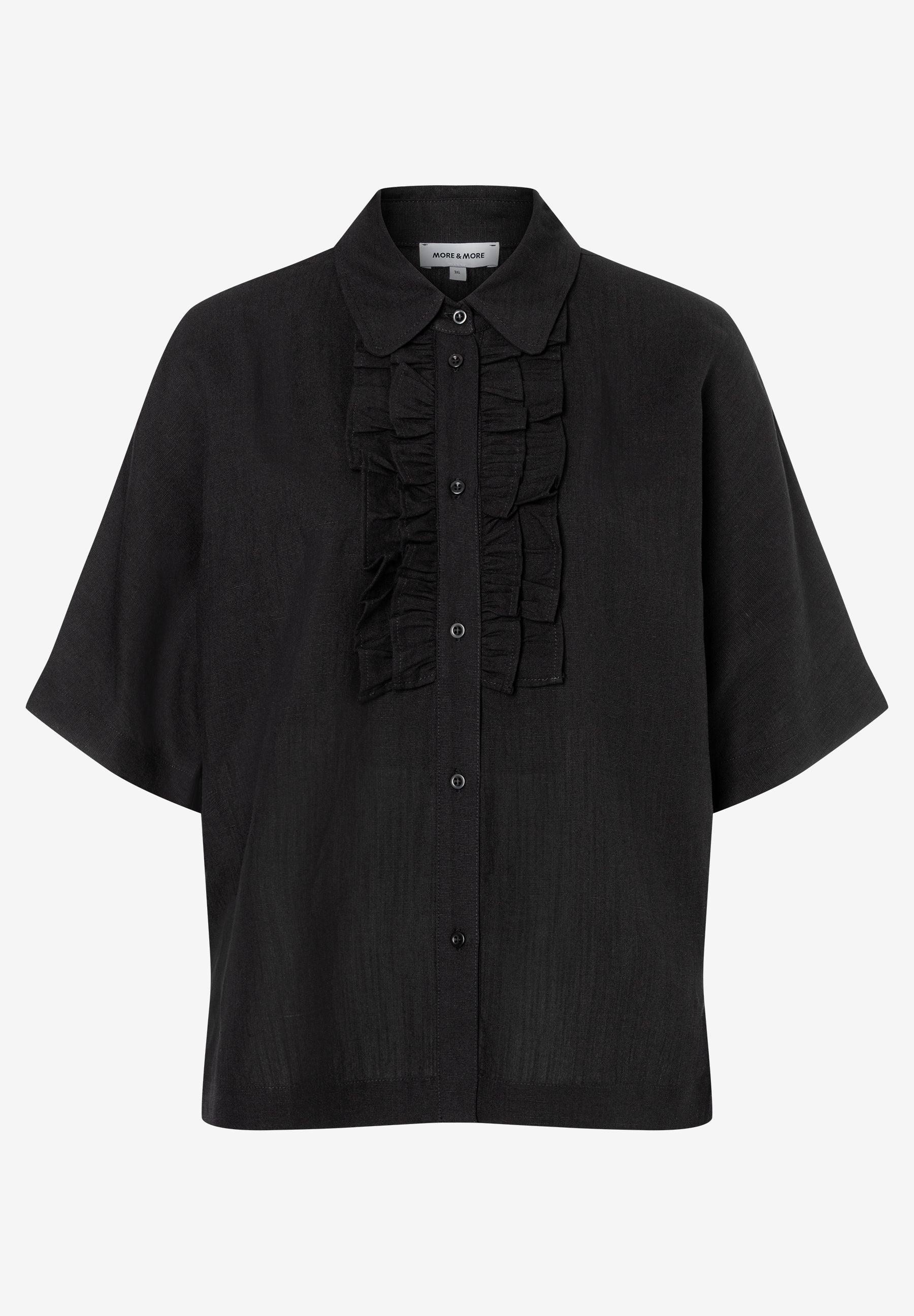 More & More Damen Blusen kurz  Black