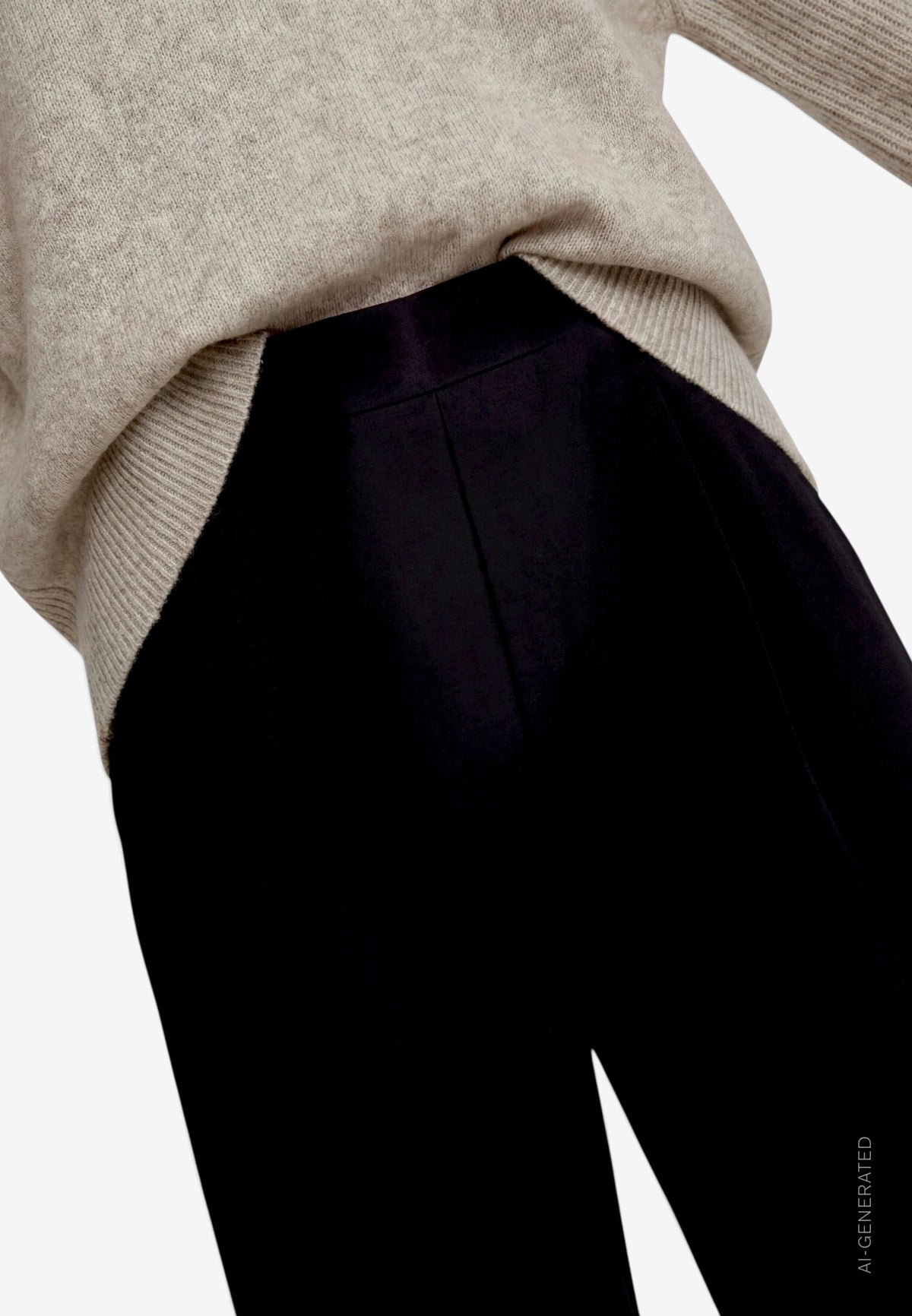 Zero Damen Hosen Black Beauty