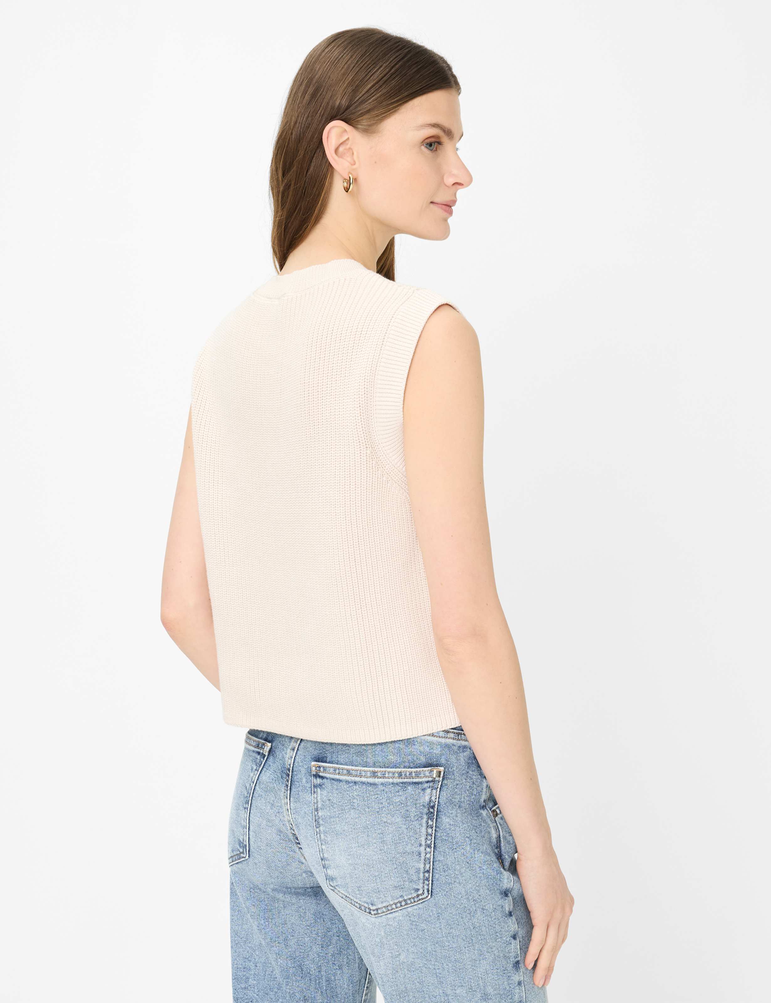 Brax Damen Pullover Dark Ecru