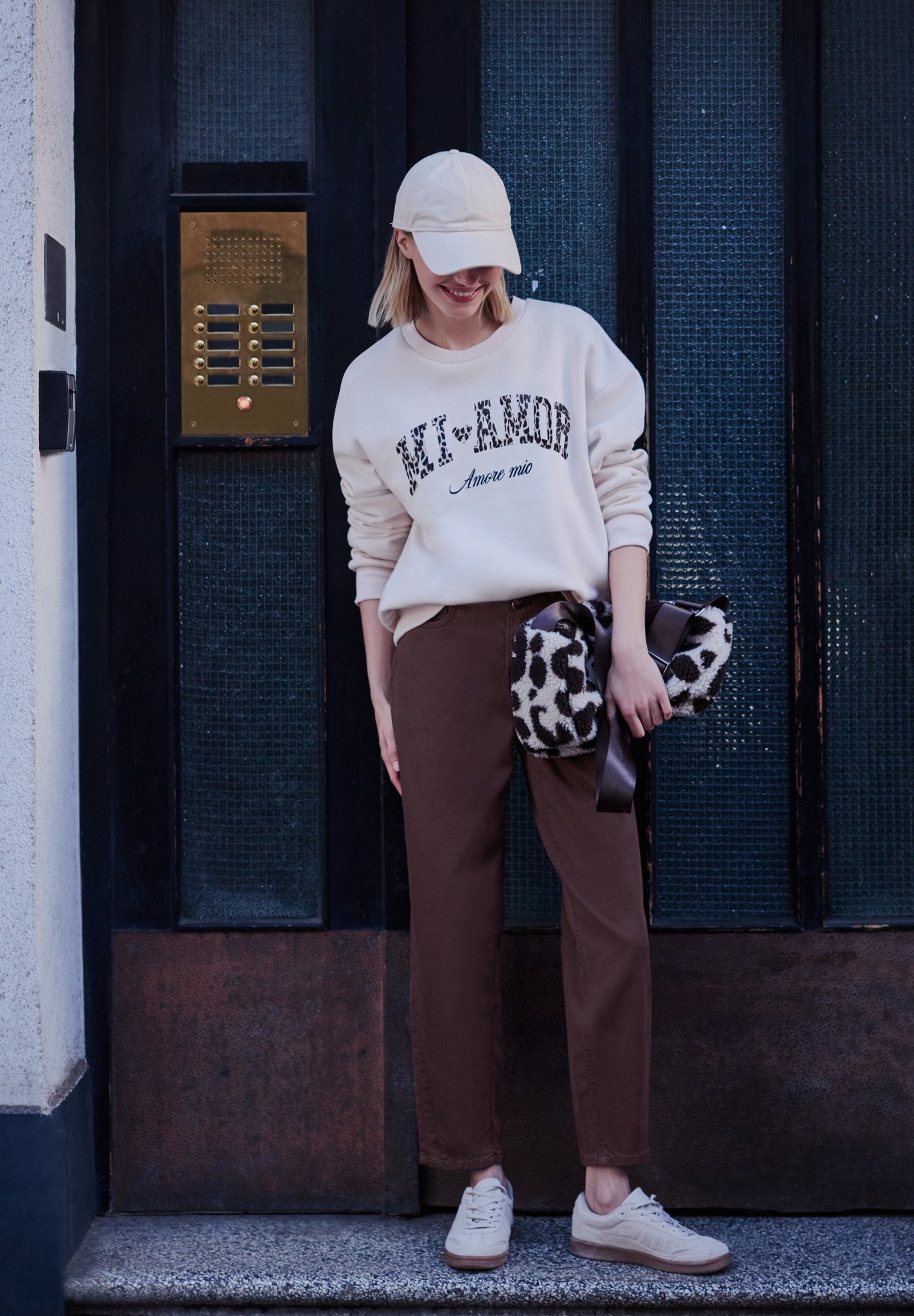 Street One Studio Damen Hosen  Burgundi