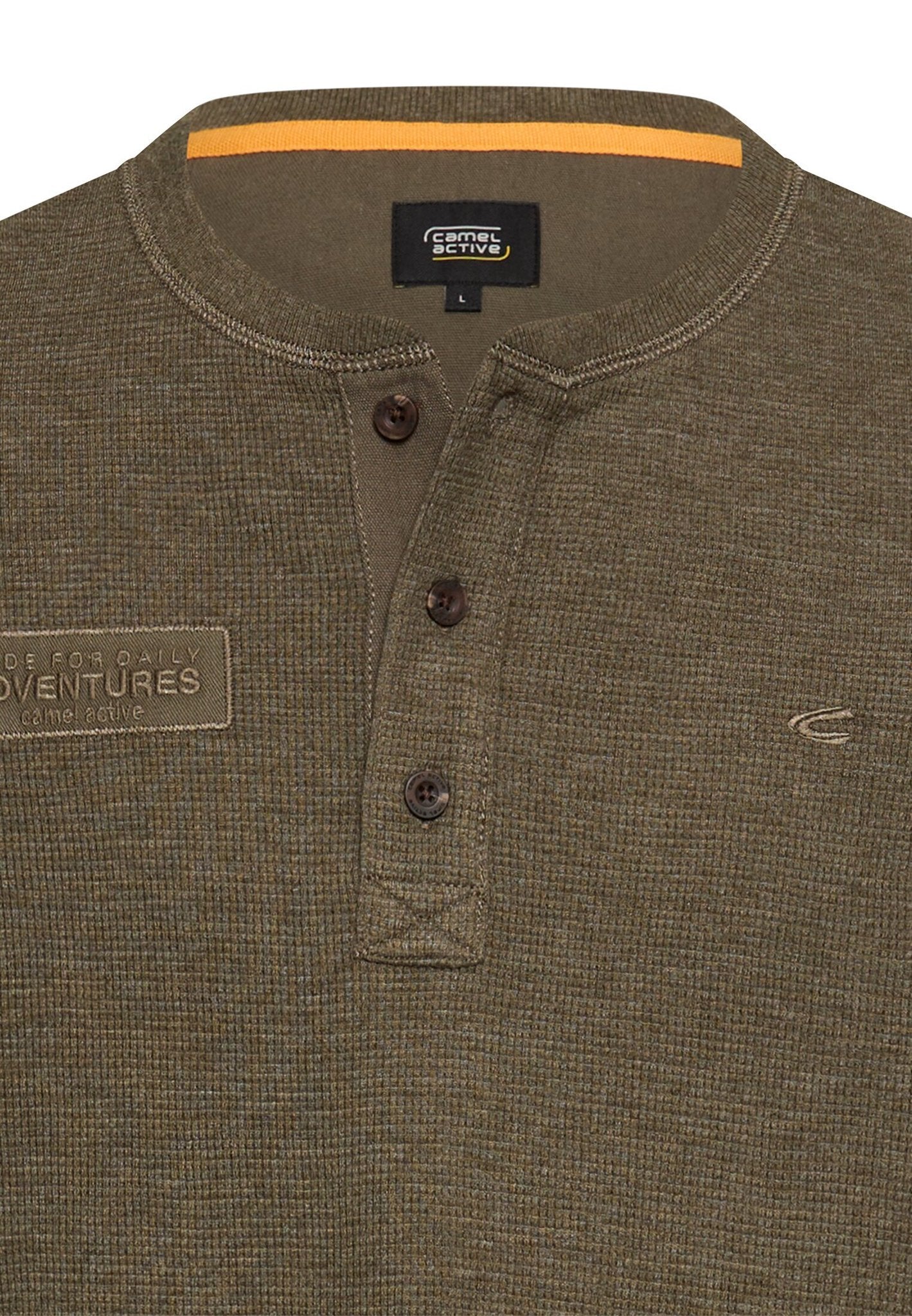 Camel active Herren T-Shirts kurz  Dark Olive G