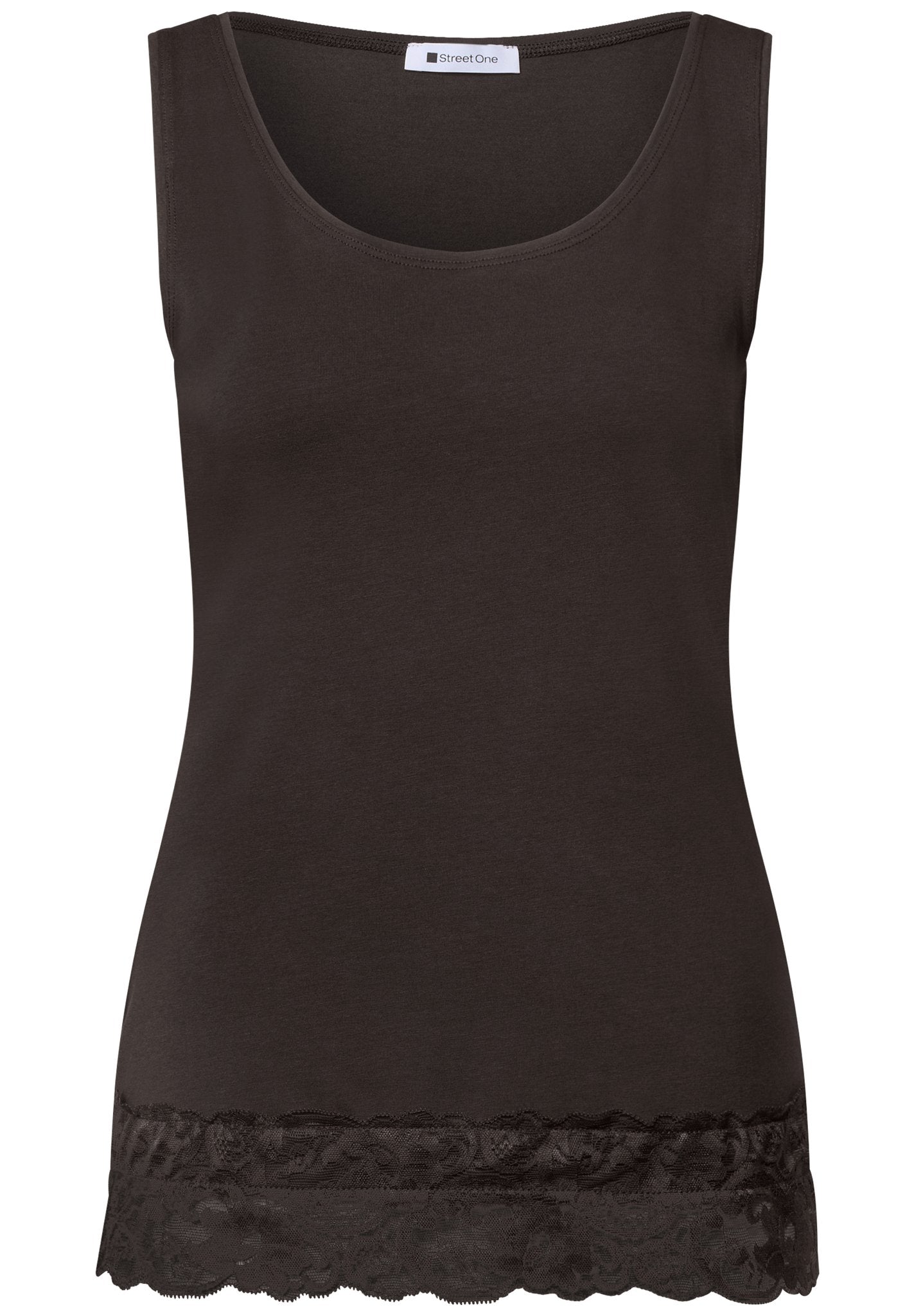 Street One Damen T-Shirts  Black Cof