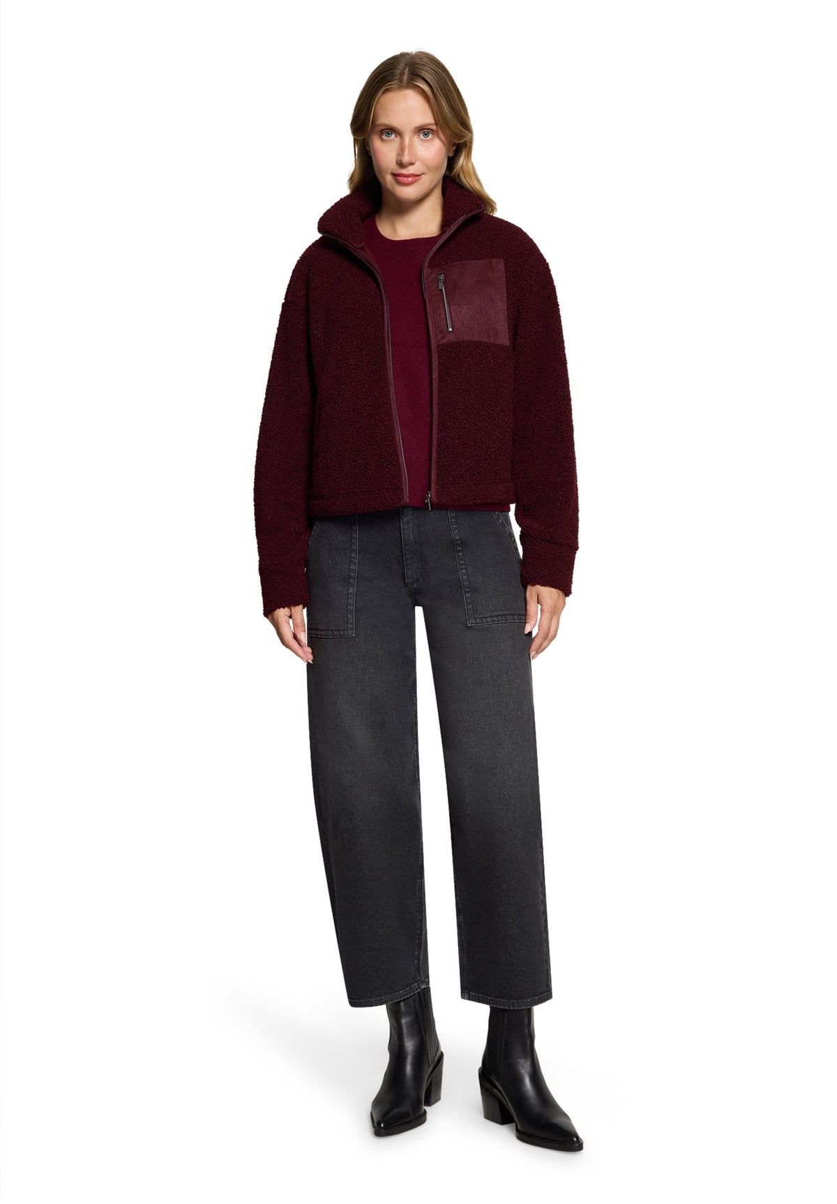 Betty & Co Damen Sweatjacken White Sand