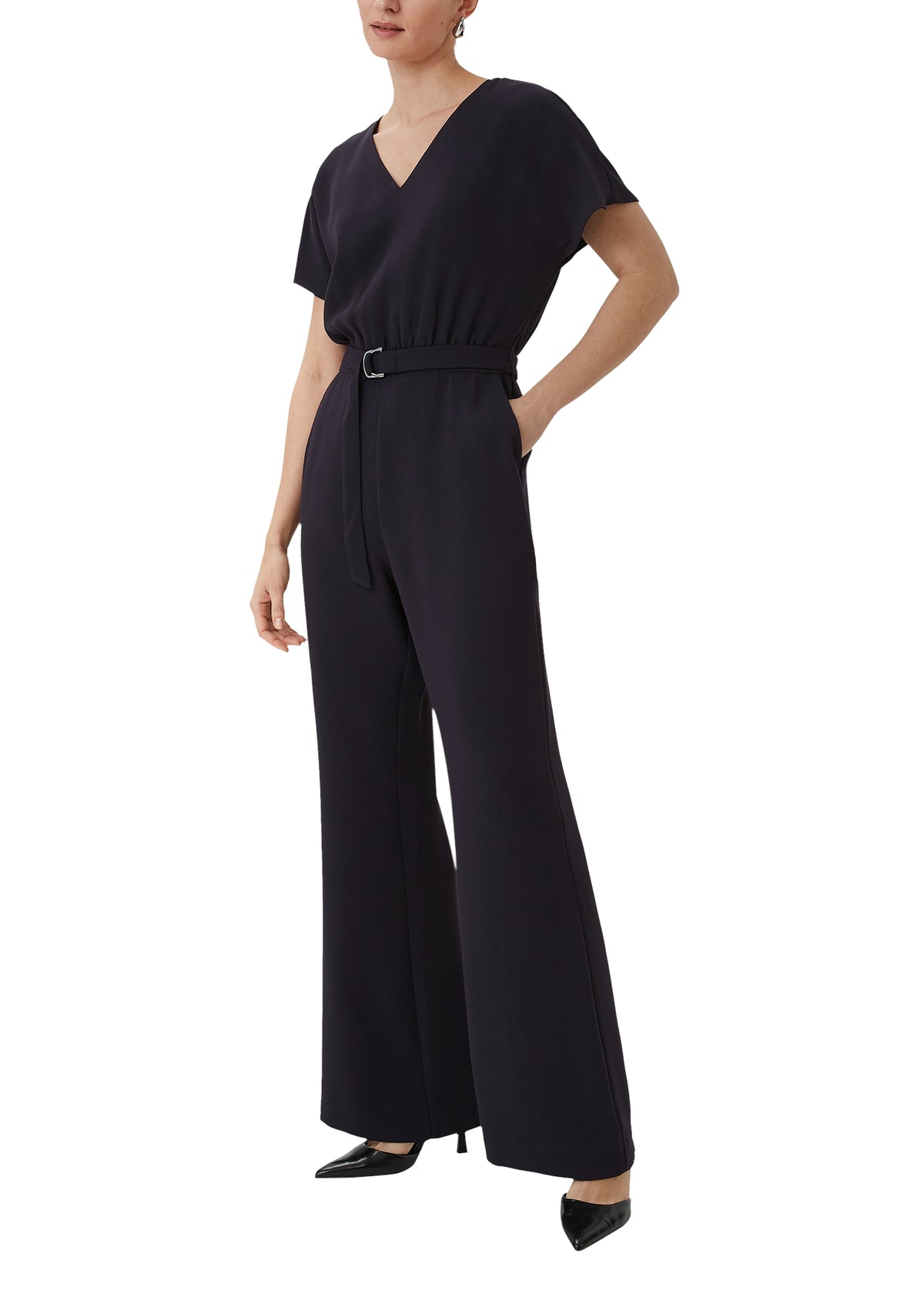 Comma Damen Jumpsuits Blue