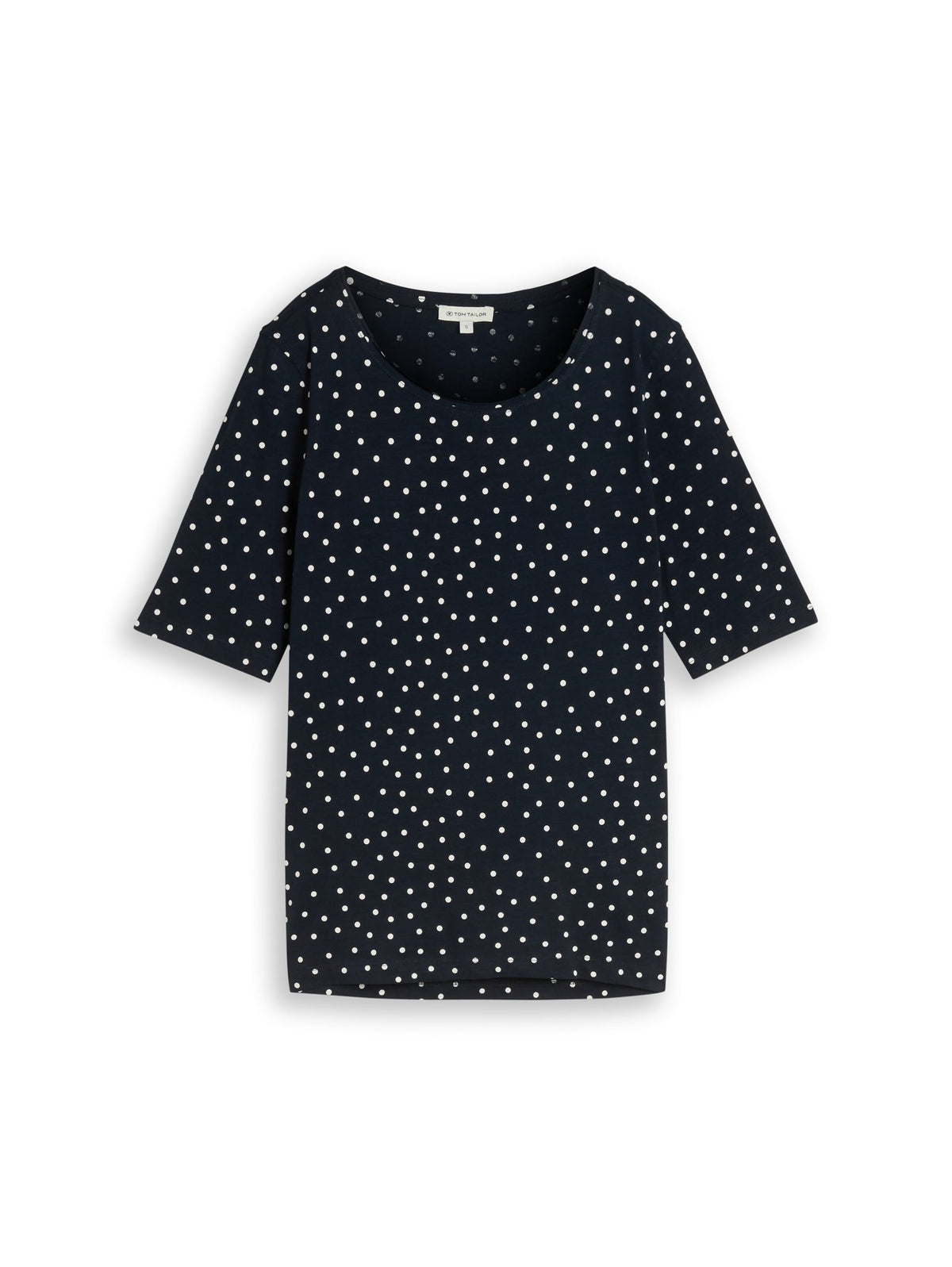 Tom Tailor Damen T-Shirts Navy White Smal