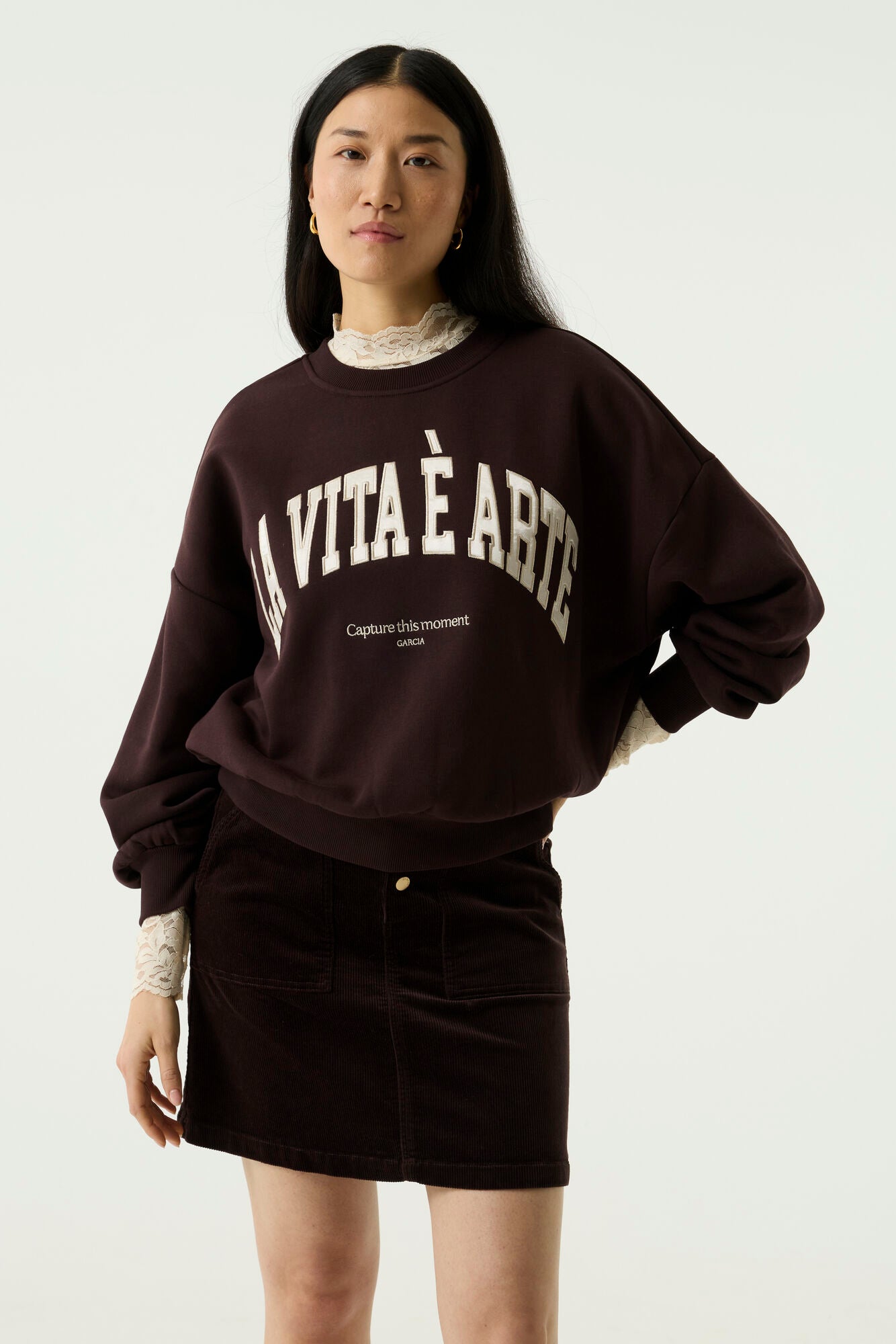 Garcia Damen Sweatshirts Hazel Bloom