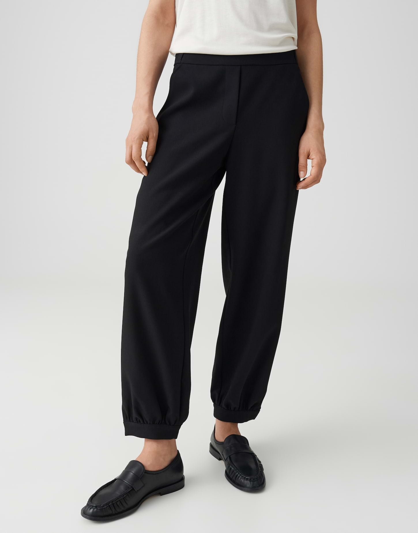 Opus Damen Hosen Black