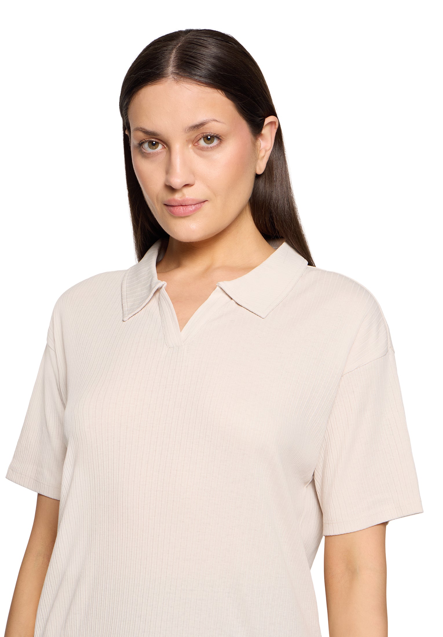 Cartoon Damen T-Shirts Silky Beige
