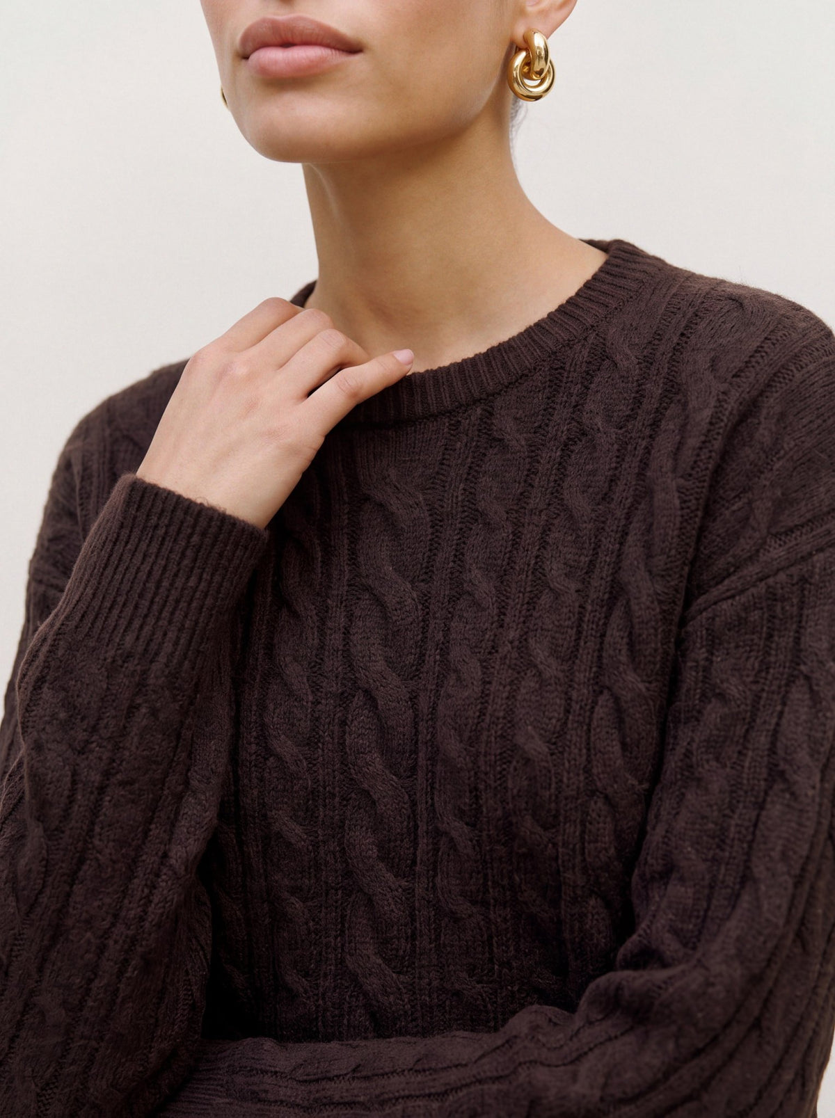 Vero Moda Damen Pullover Chocolate Torte