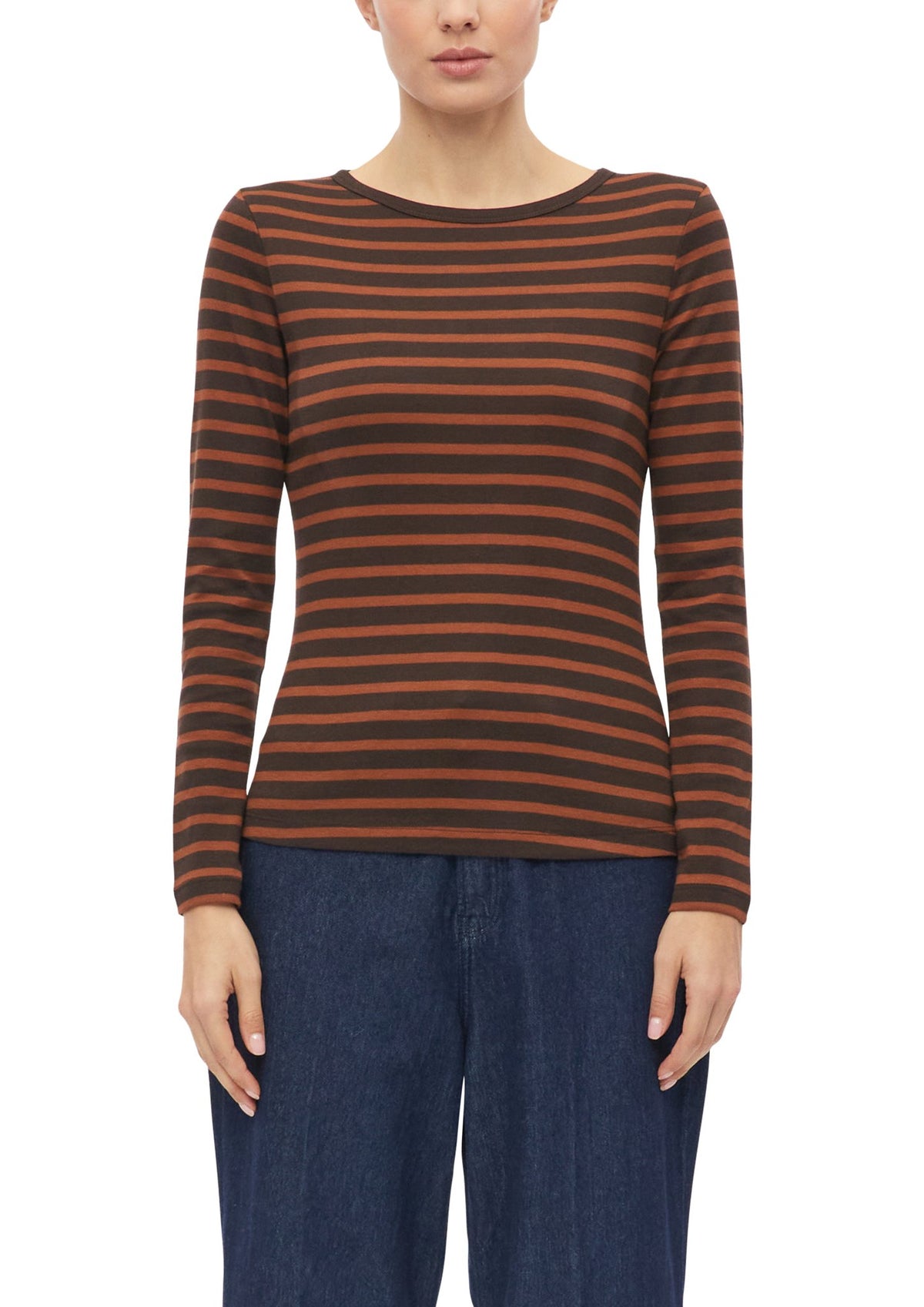 S. Oliver red Damen T-Shirts G Brown