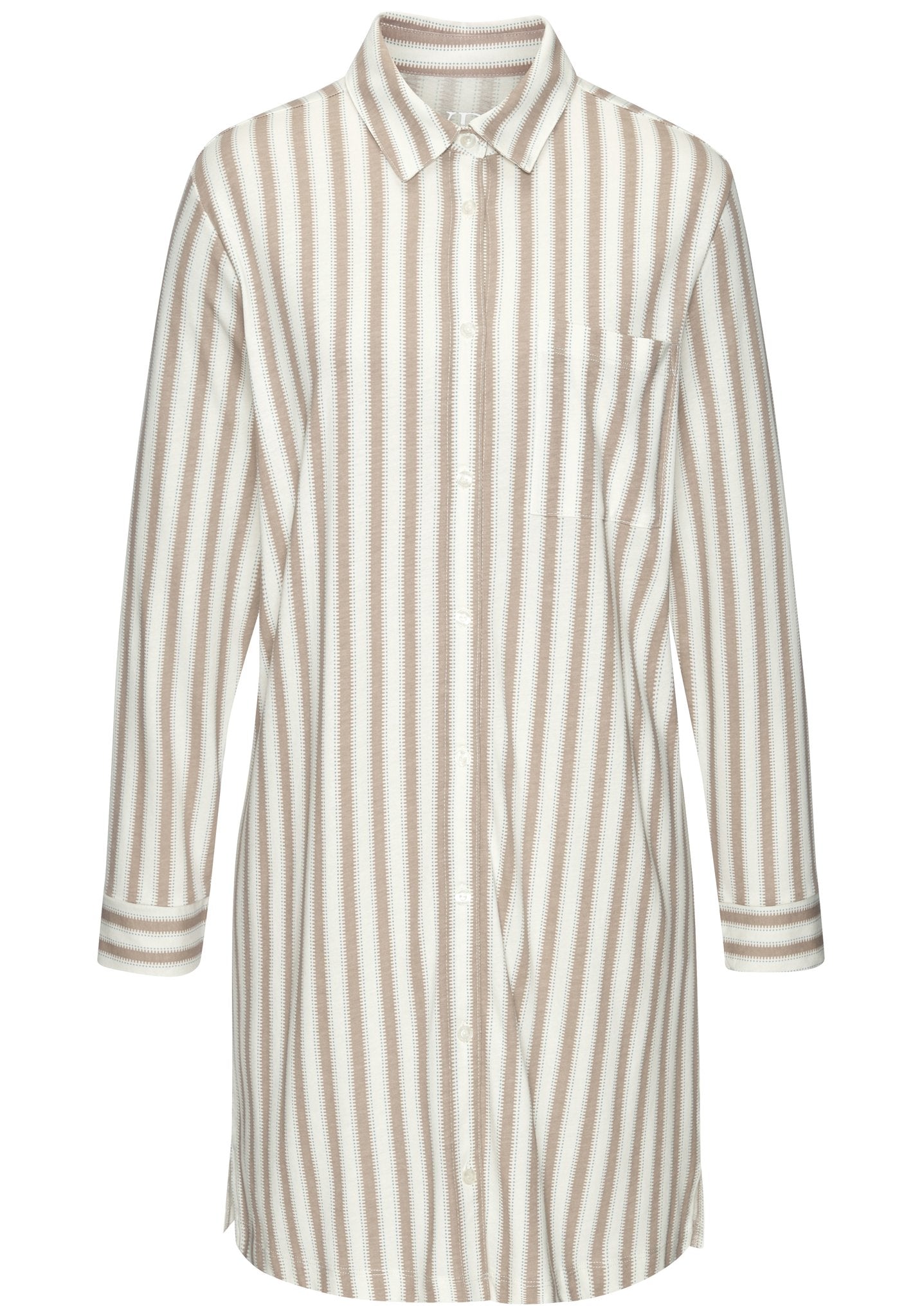 Lascana Nachthemd Brown Stripe