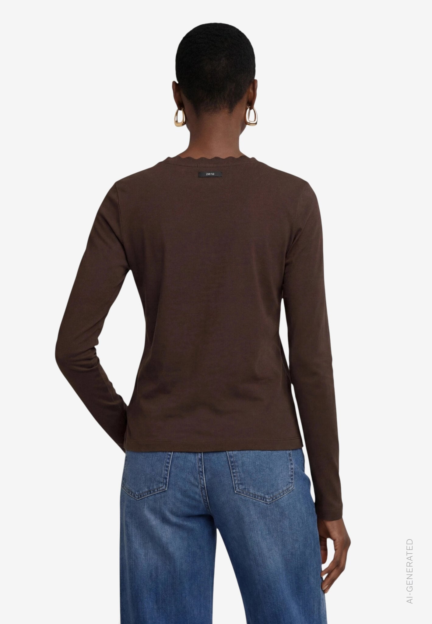 Zero Damen T-Shirts Chocolate Plum