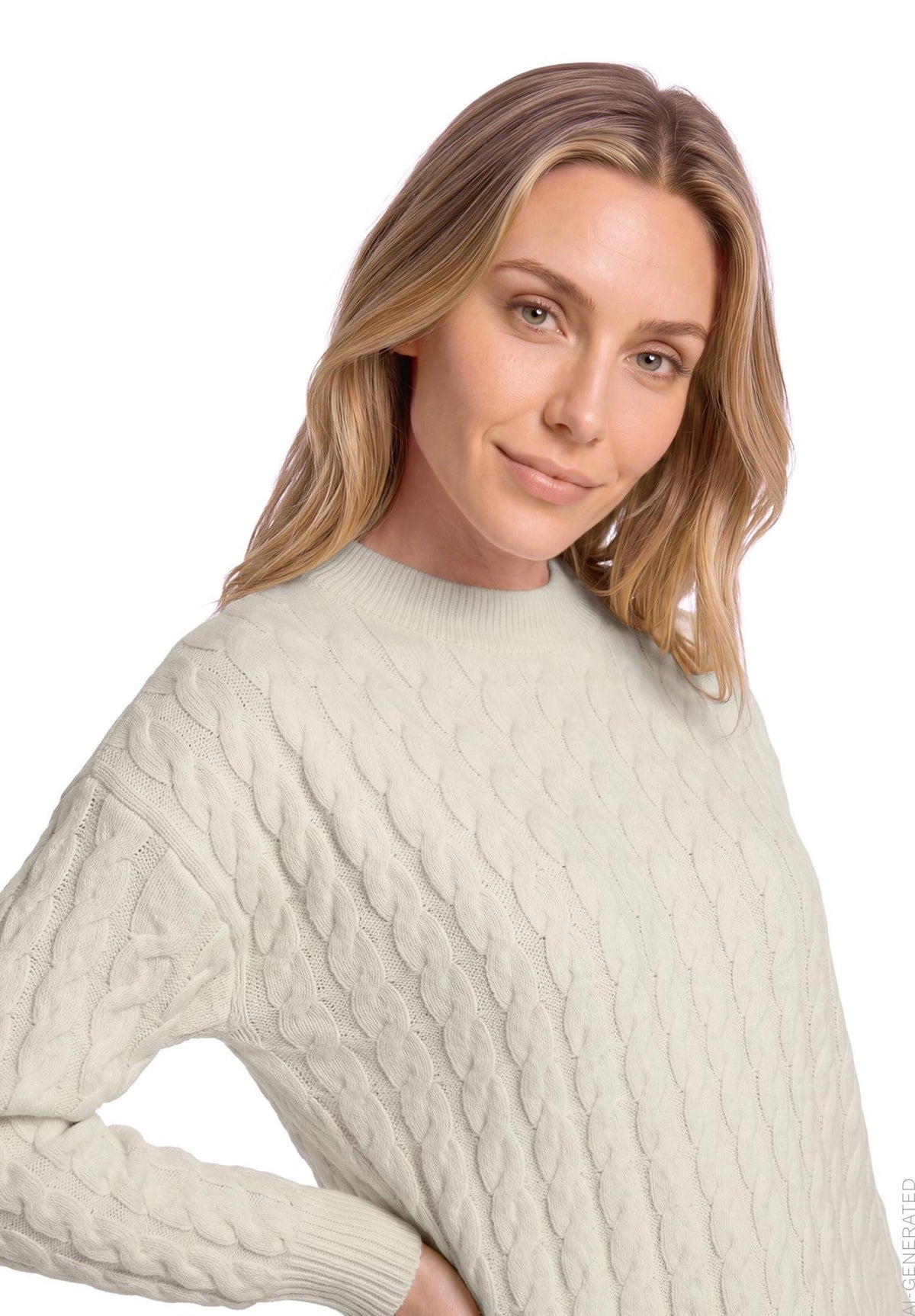 Betty & Co Damen Pullover White Sand