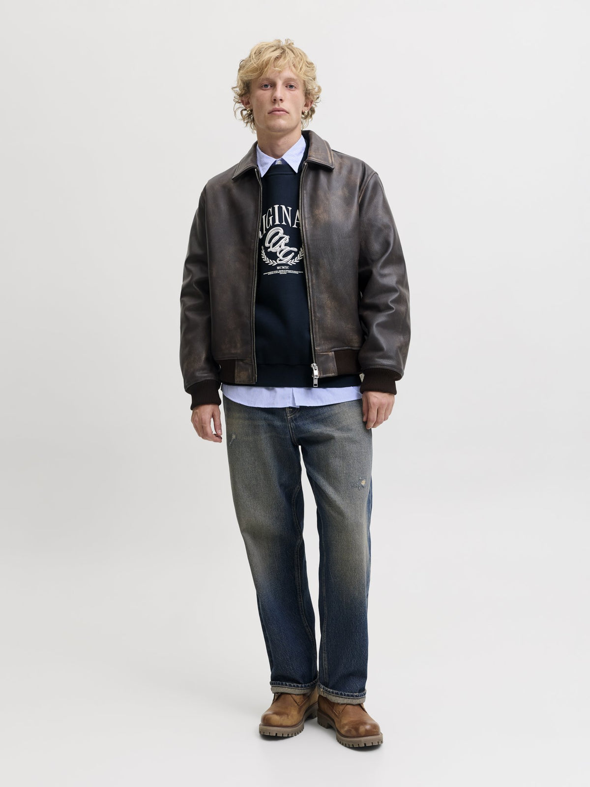 Jack & Jones Herren Sweatshirts Sky Captain