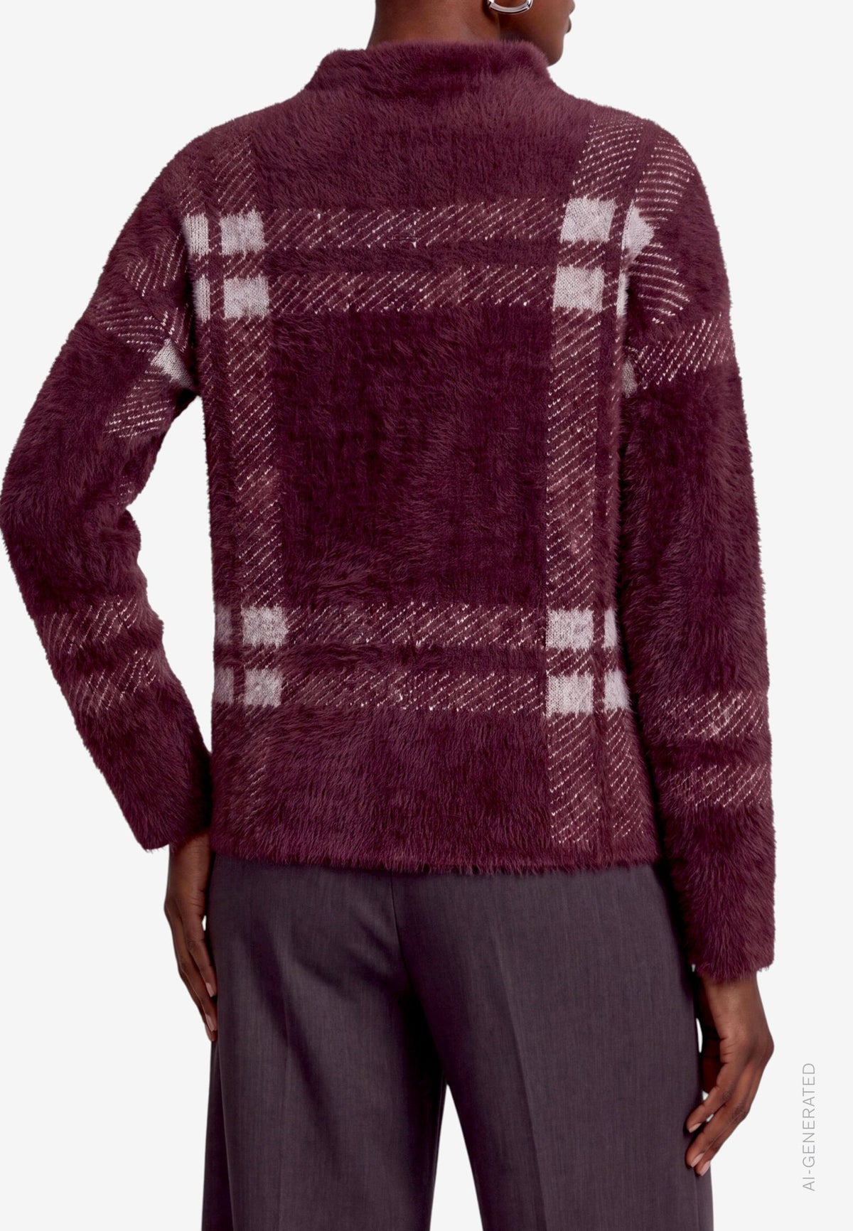 Zero Damen Pullover Brown/Beige