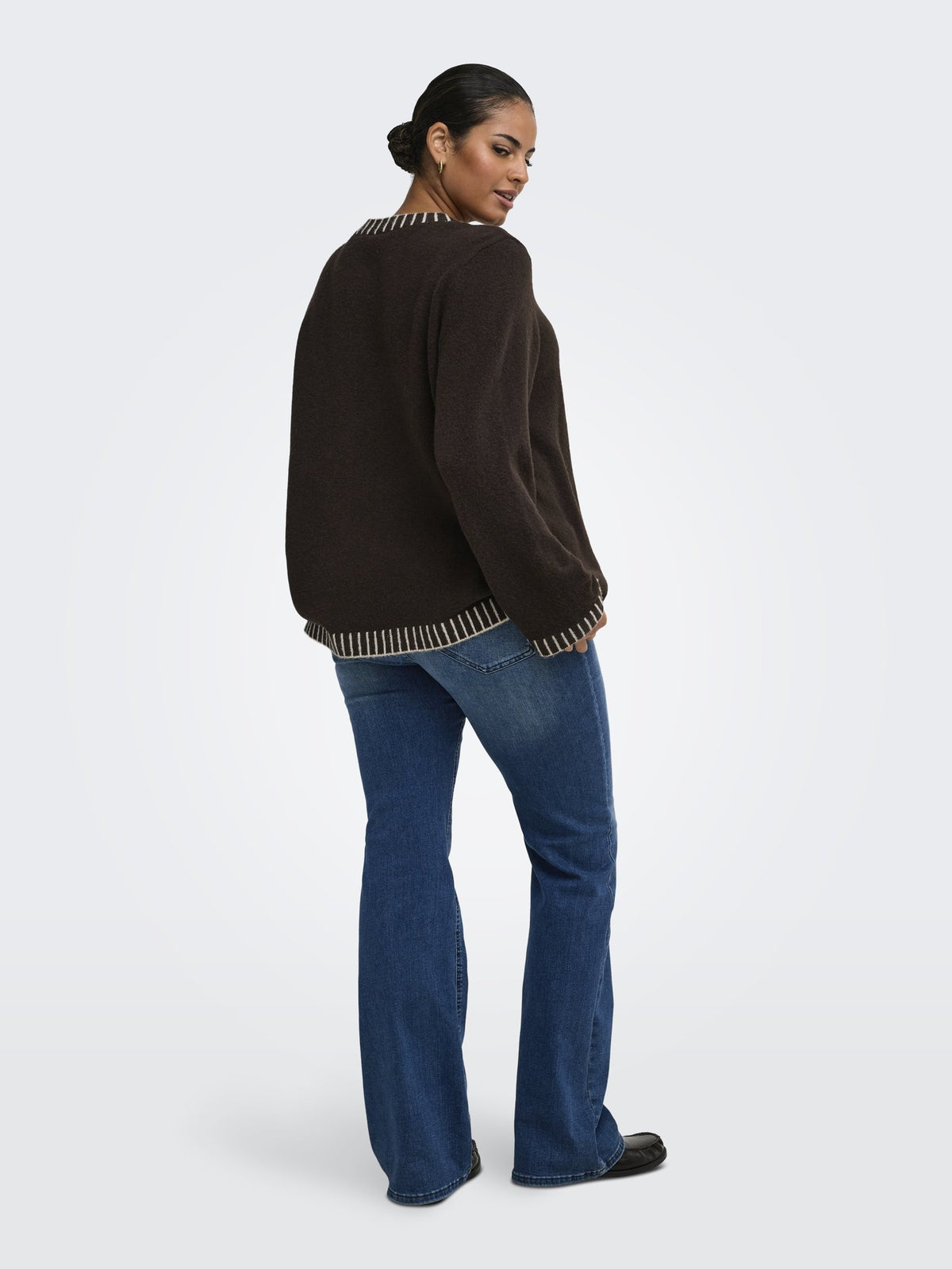 Only Carmakoma Damen Pullover Chocolate Torte