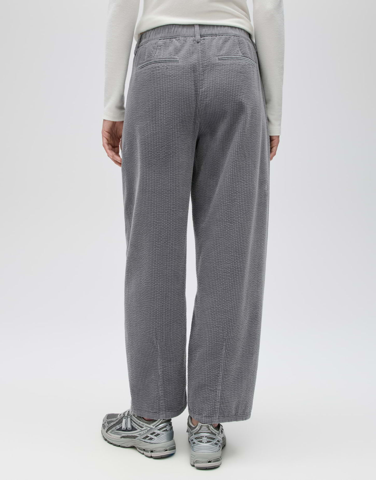 Opus Damen Hosen Quiet Grey