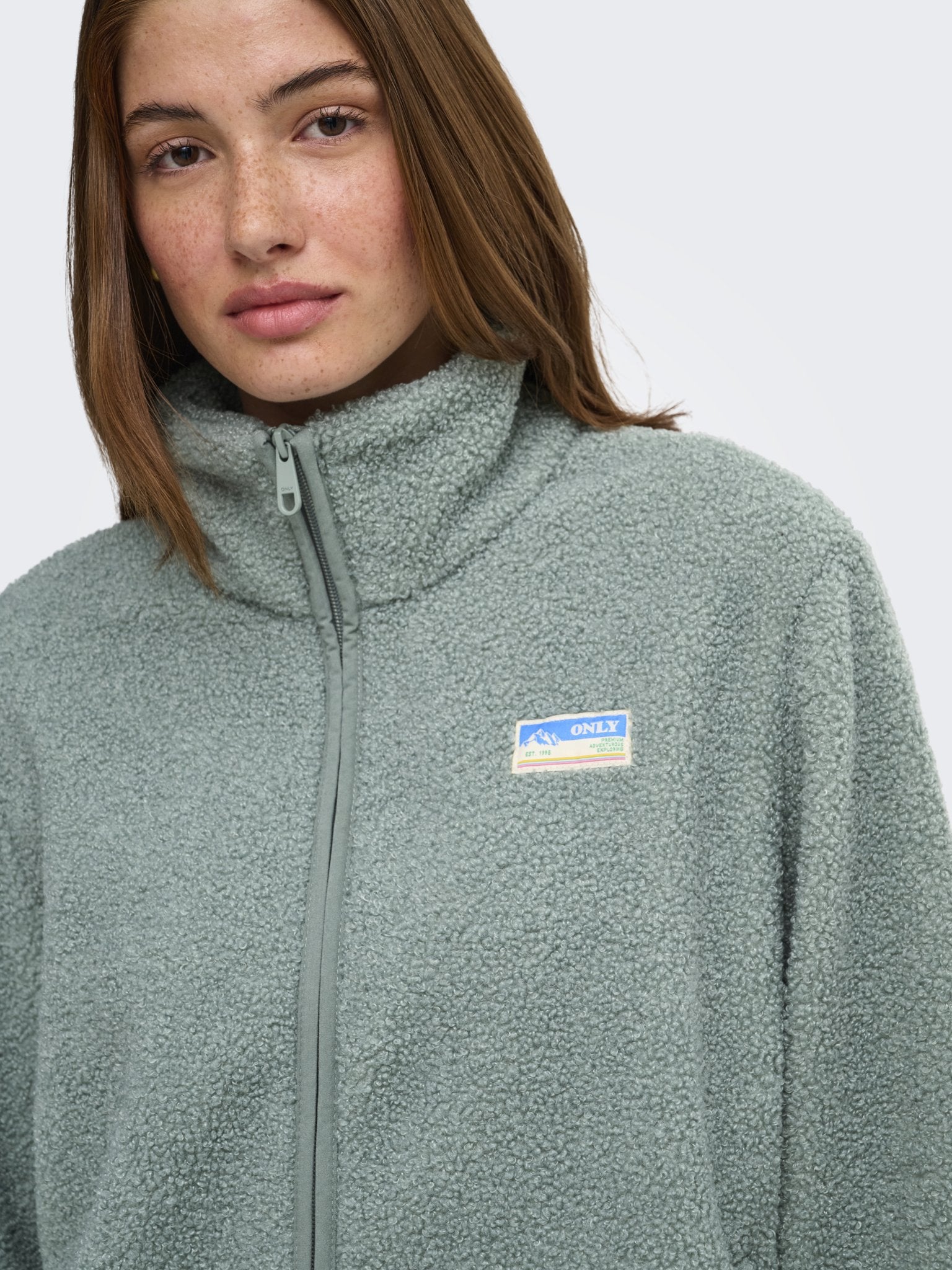 only Damen Jacken Green Milieu