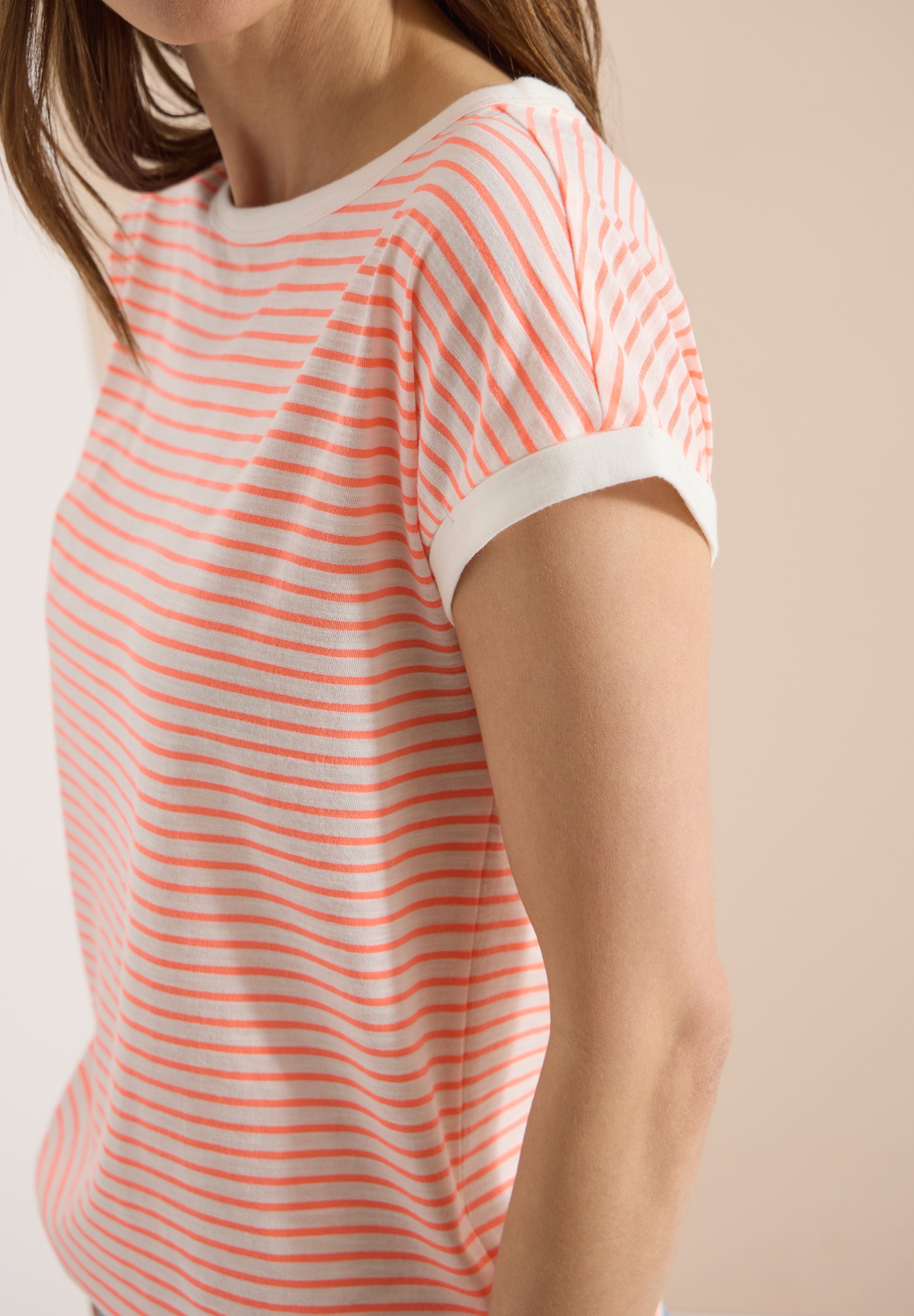 Cecil Damen T-Shirts  Coral