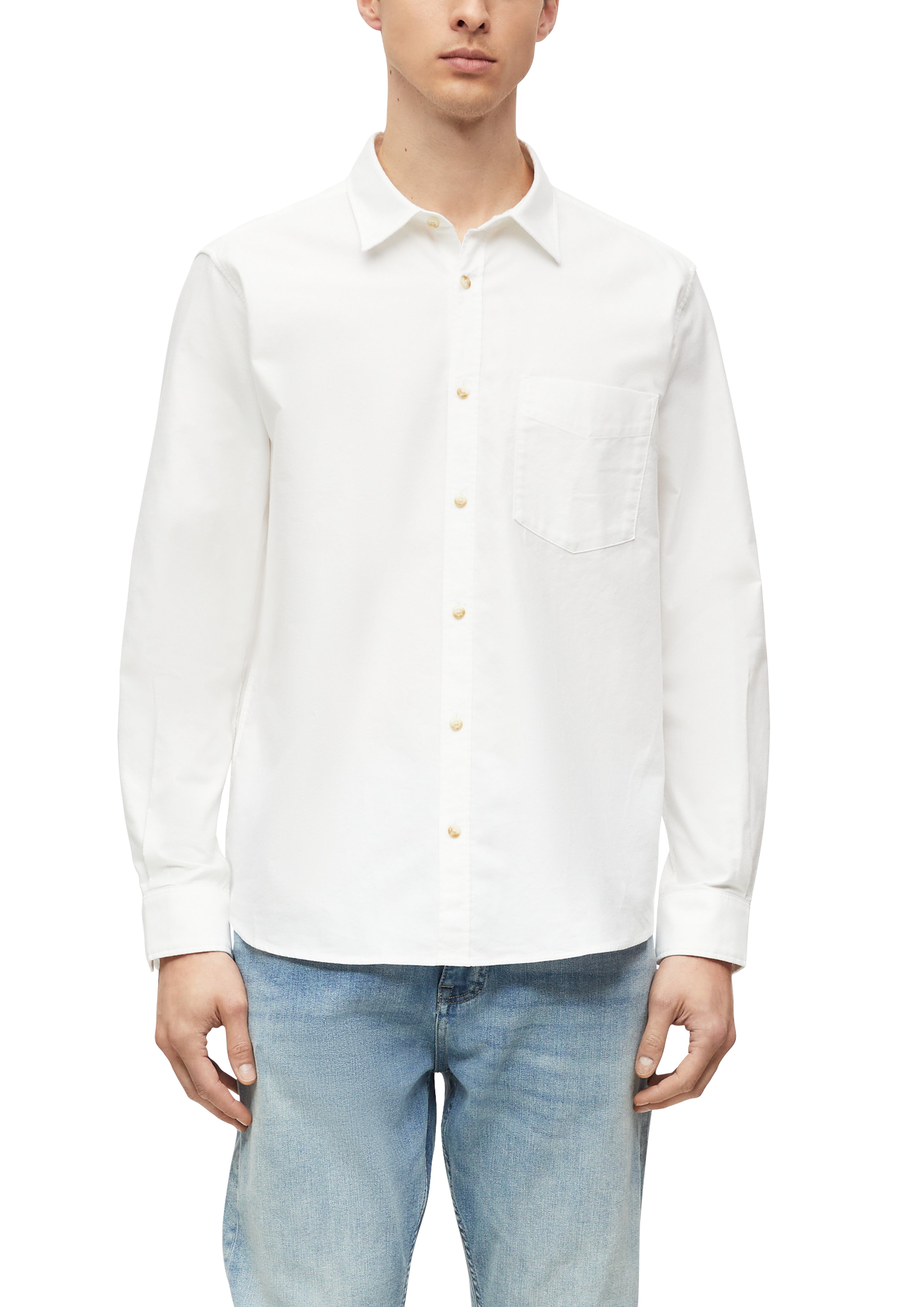 S. Oliver red Herren Hemden lang  White