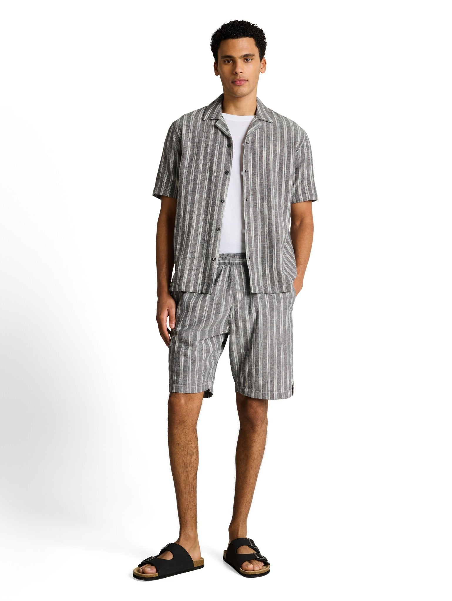 Tom Tailor denim Herren Shorts Black Greyish S