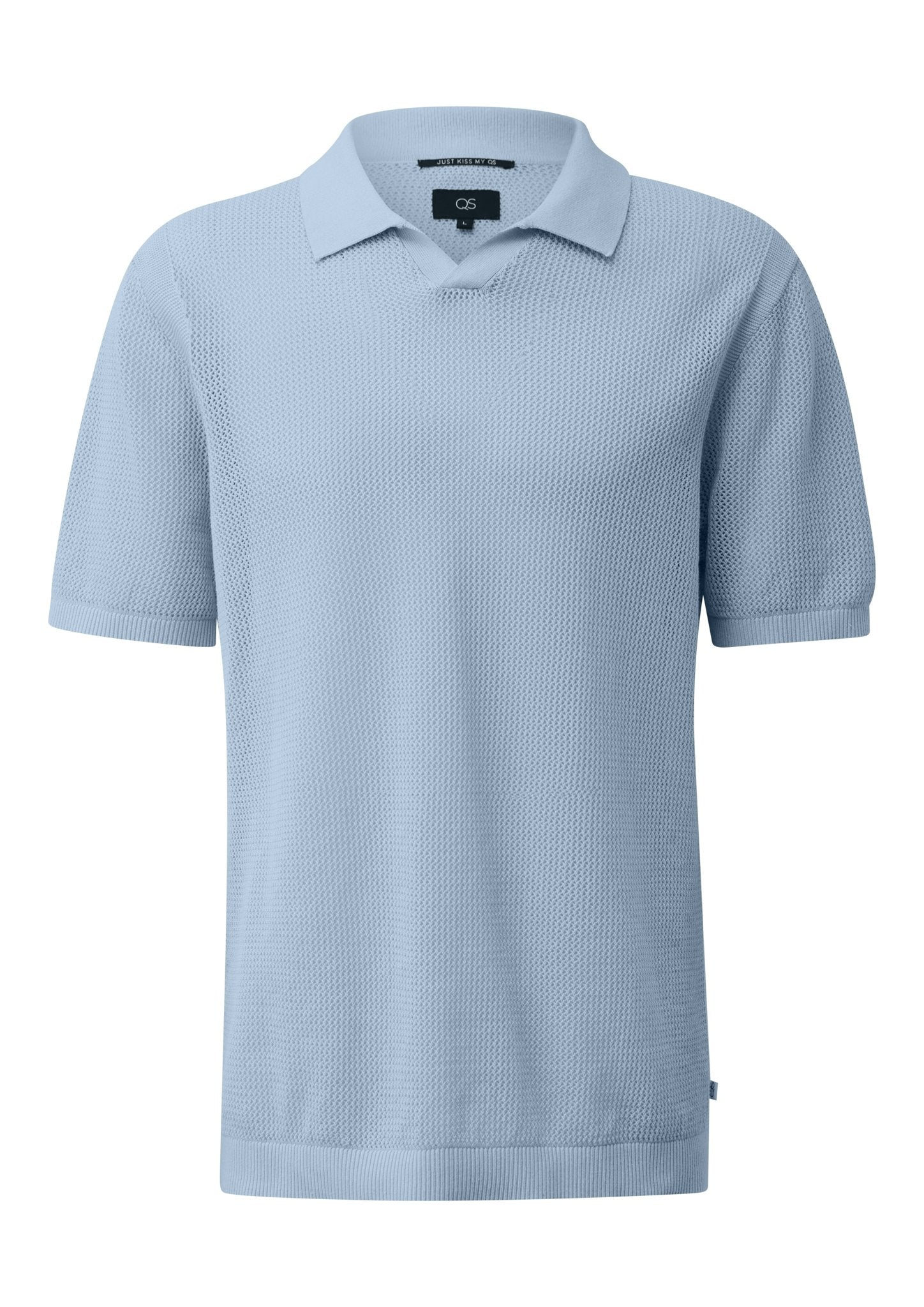 QS by S.Oliver Herren Polo-Shirts Blue
