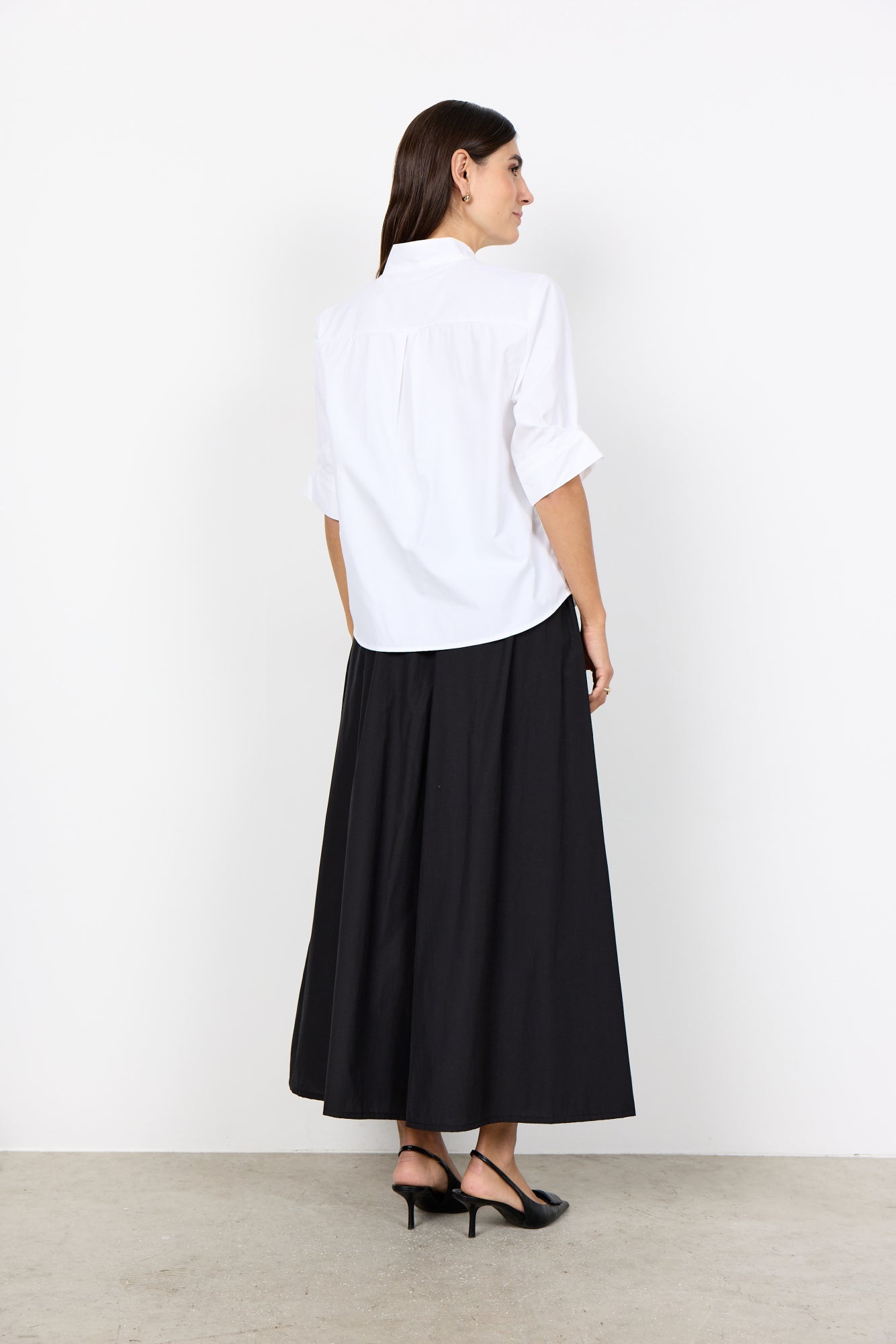 Soya Concept Damen Blusen kurz White