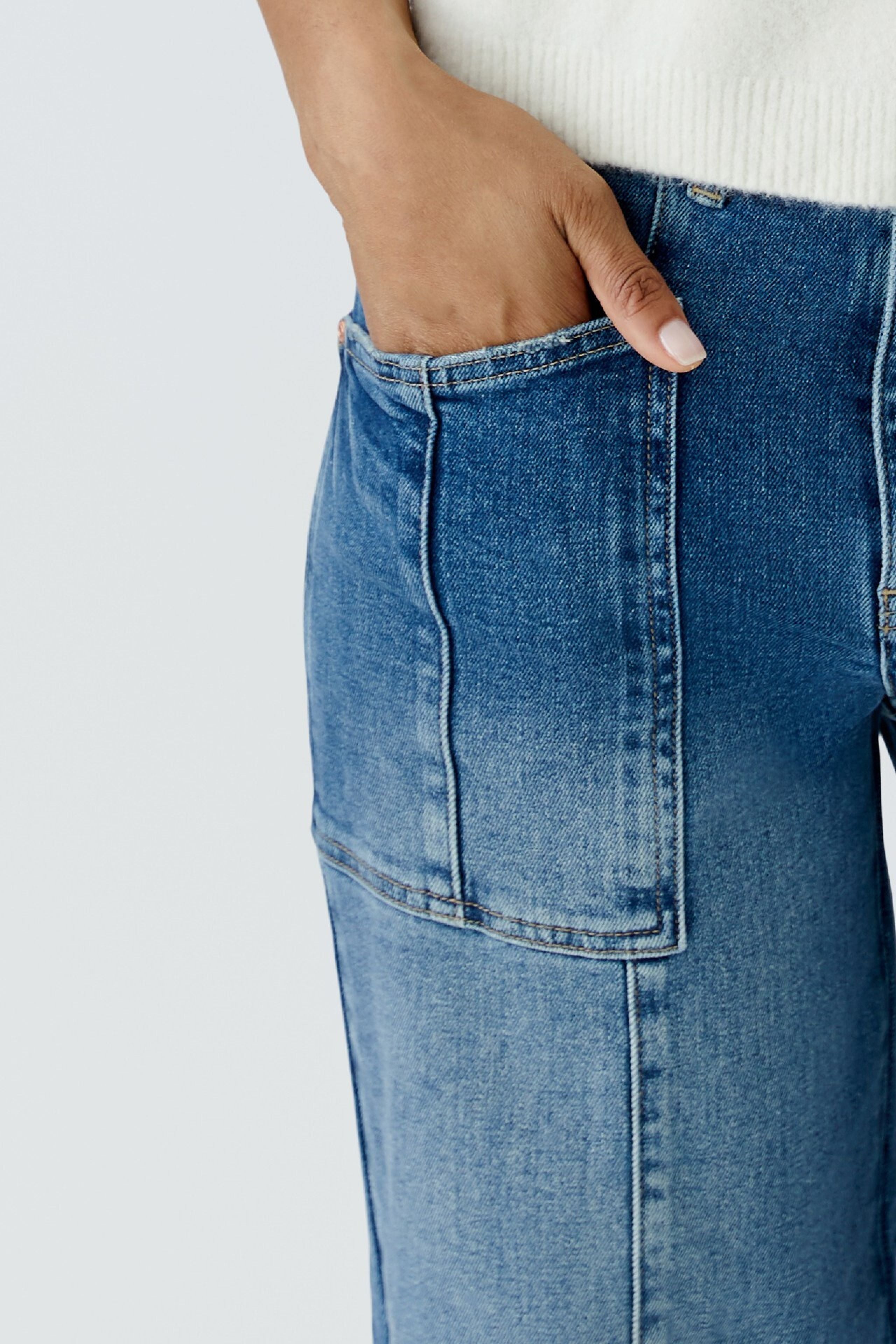 Oui Damen Jeans  Blue