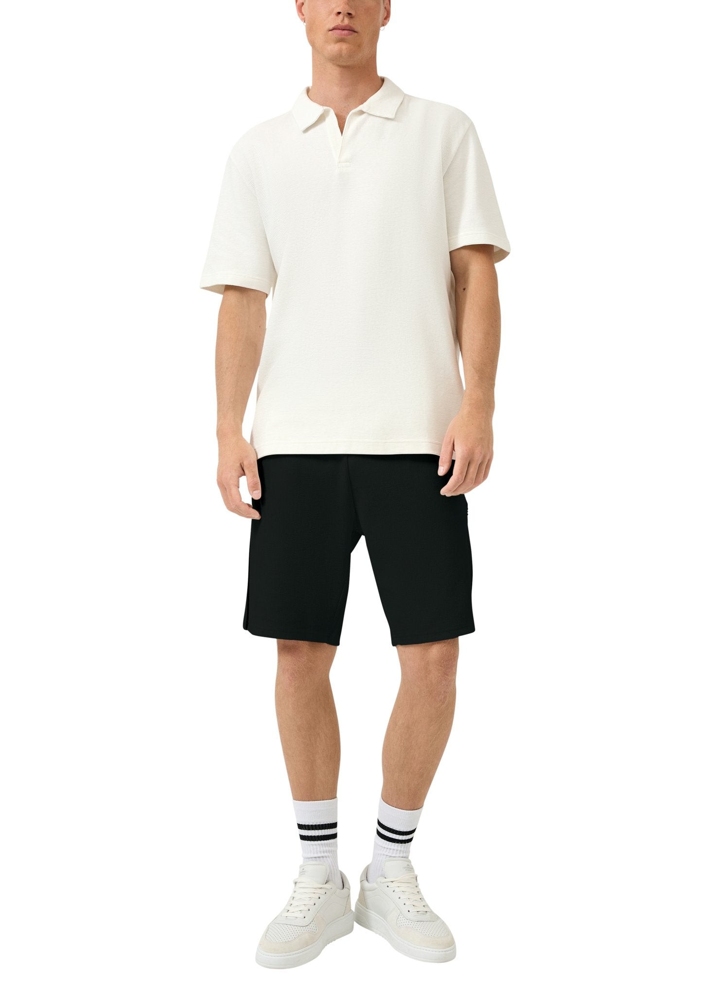 QS by S.Oliver Herren Shorts Grey/Black