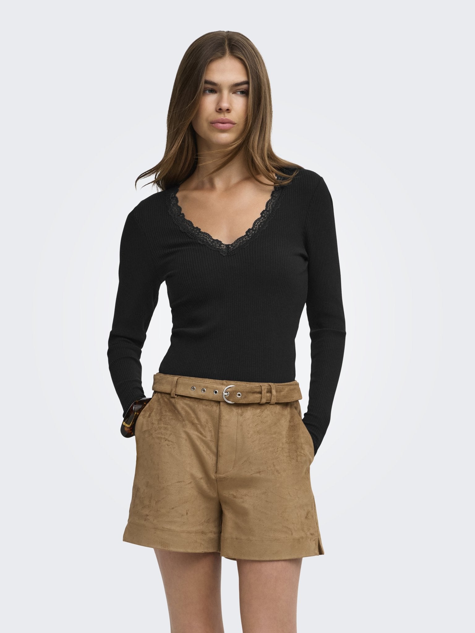Only Damen Tops Black