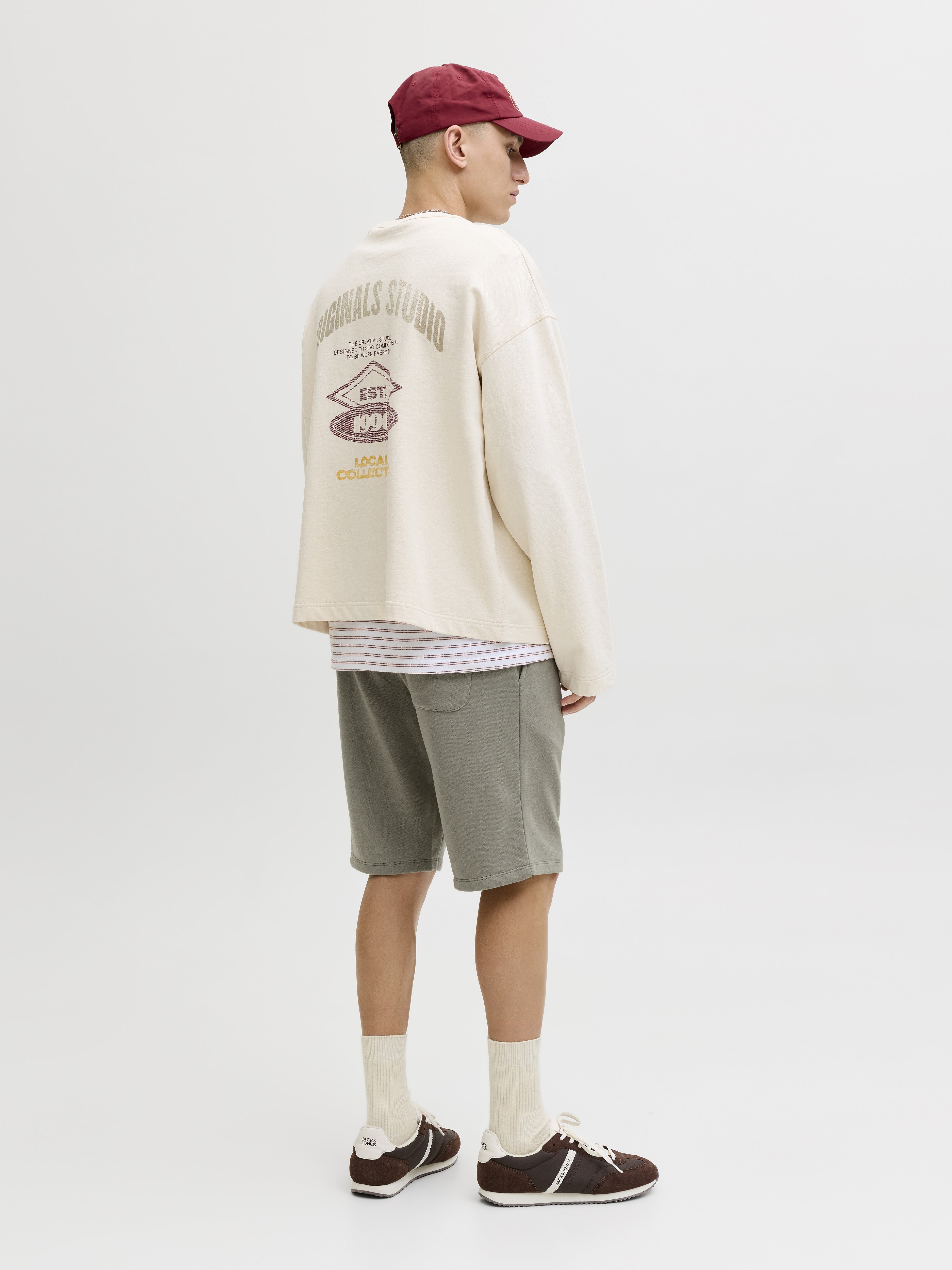Jack & Jones Herren Shorts Vetiver