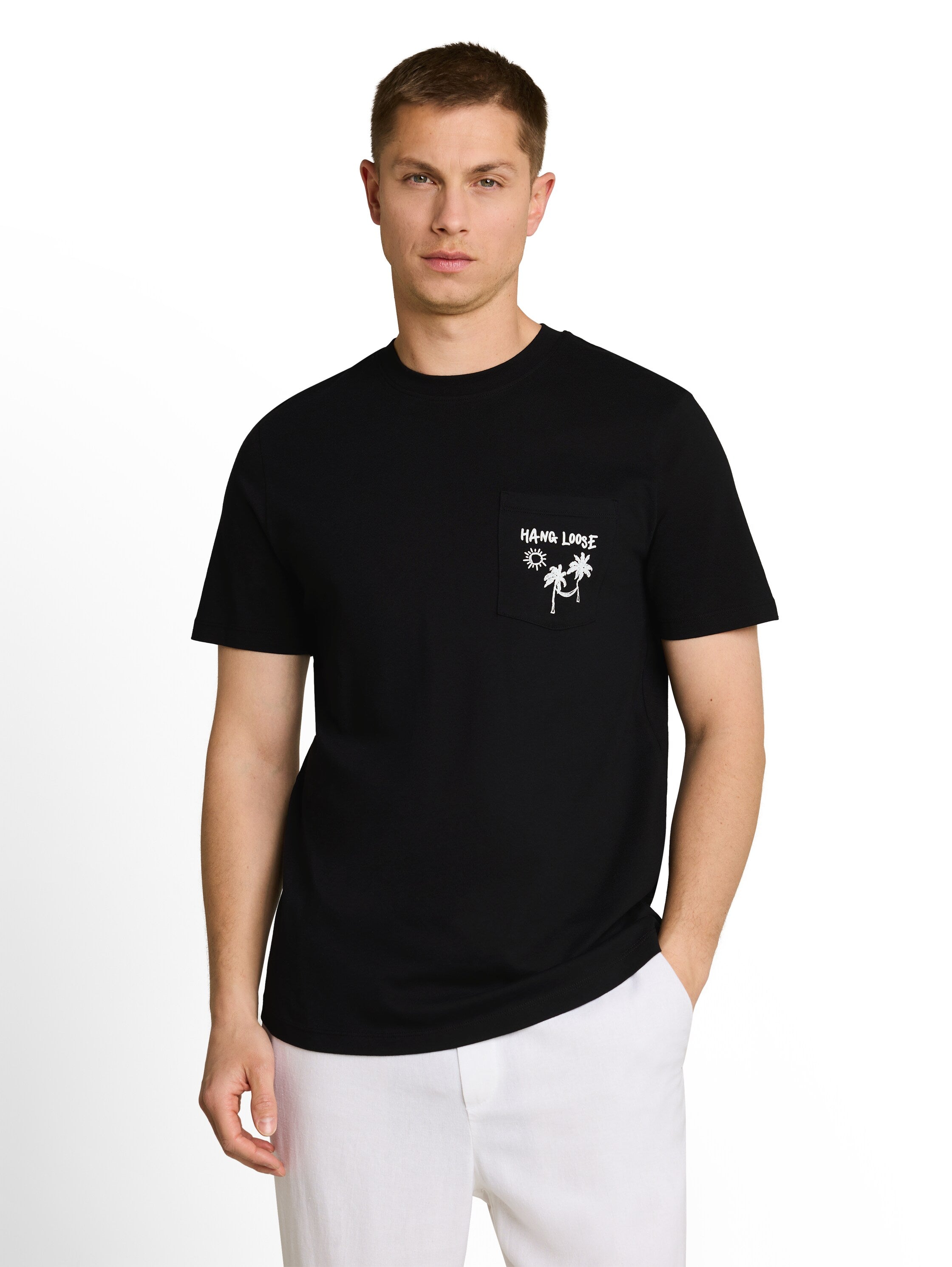 Tom Tailor denim Herren T-Shirts kurz Black