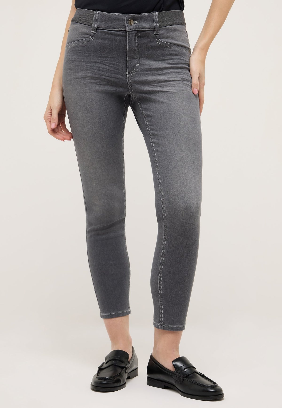 Angels Damen Jeans Mid Grey U