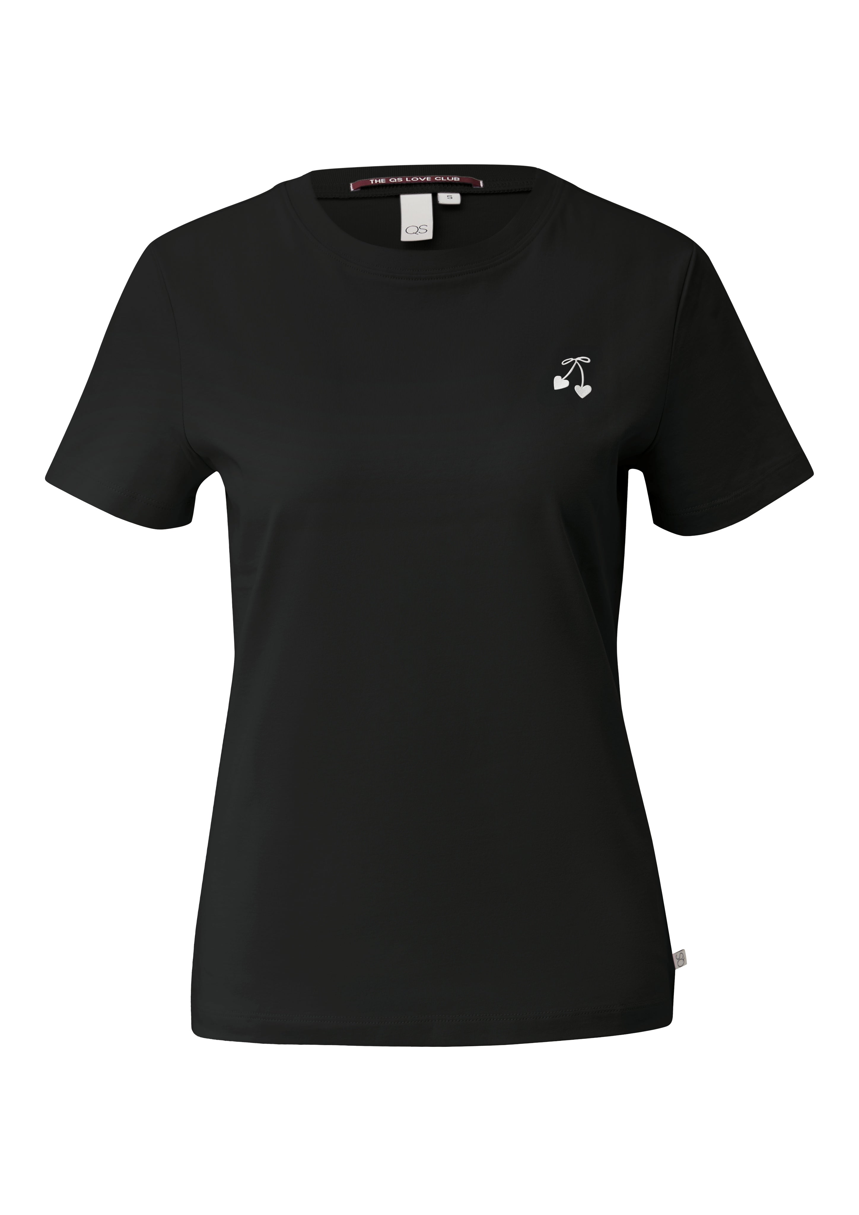QS by S.Oliver Damen T-Shirts Grey/Black