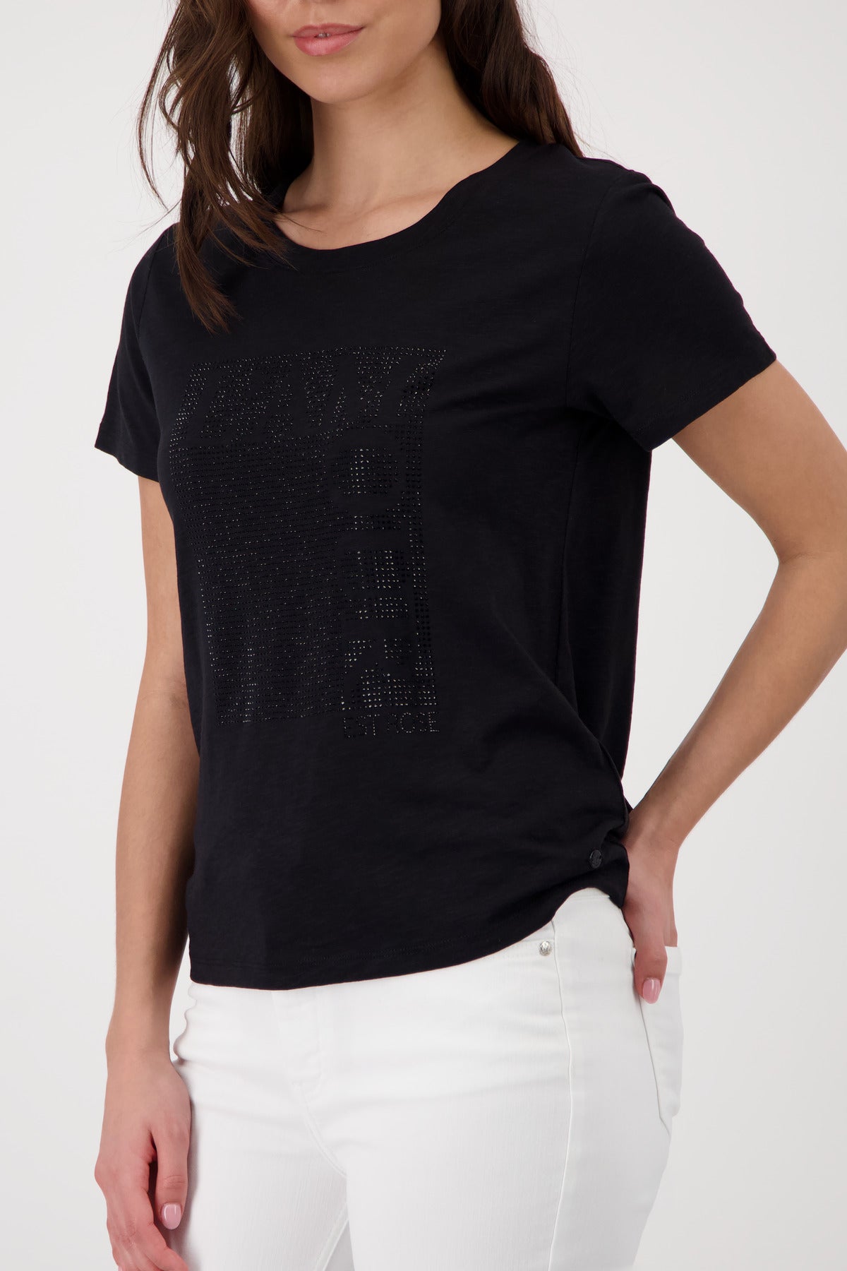 Monari Damen T-Shirts Schwarz