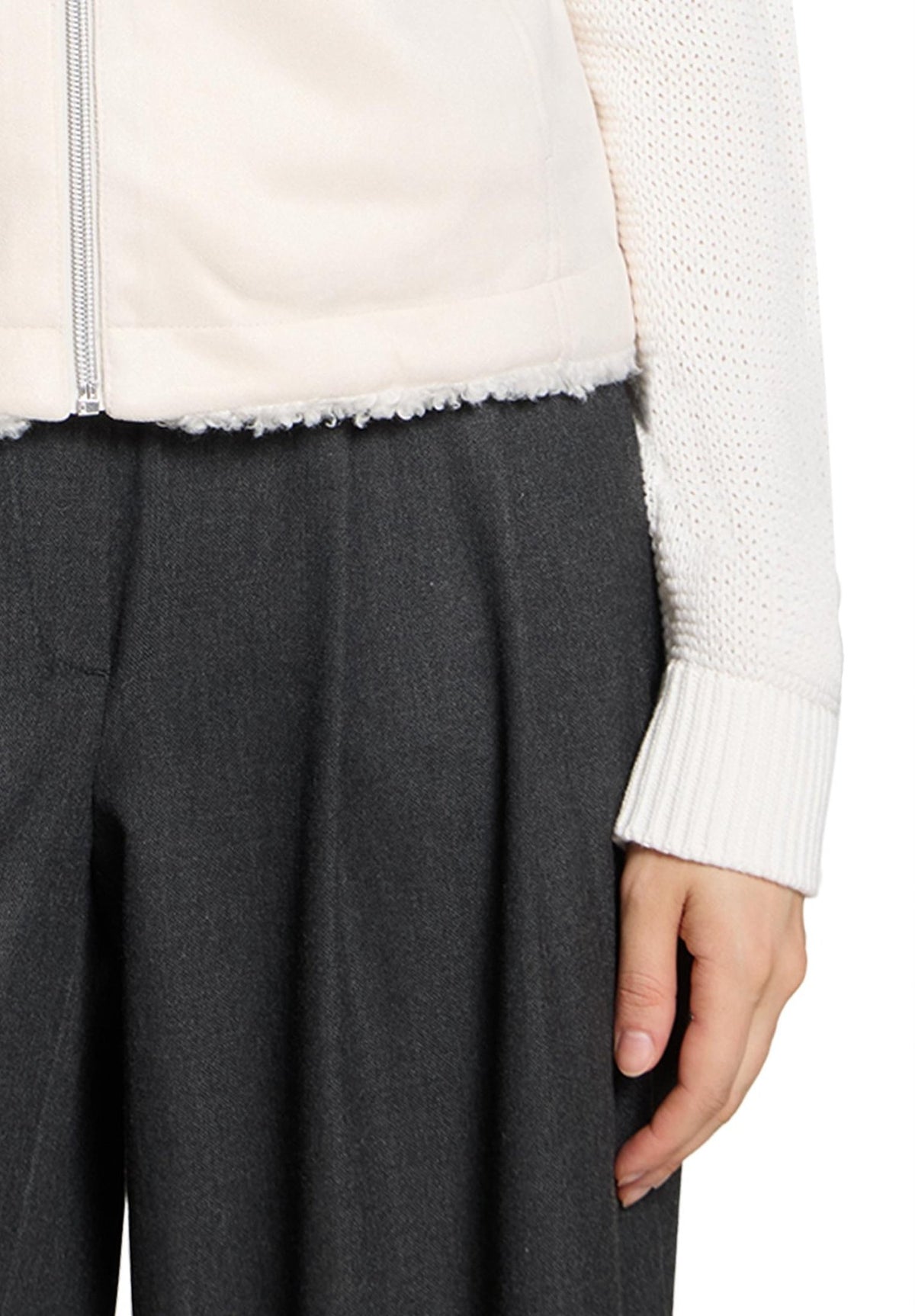 Betty & Co Damen Outdoorwesten White Sand